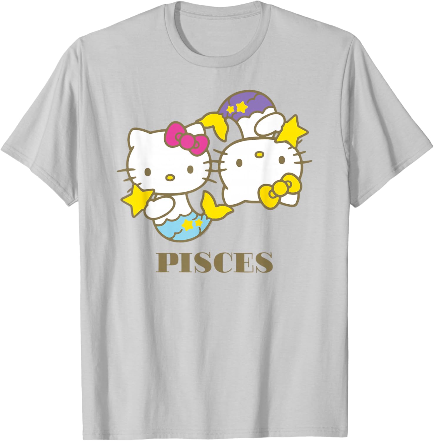 Hello Kitty Pisces T-Shirt Cute Zodiac Apparel for Women and Kids - 12