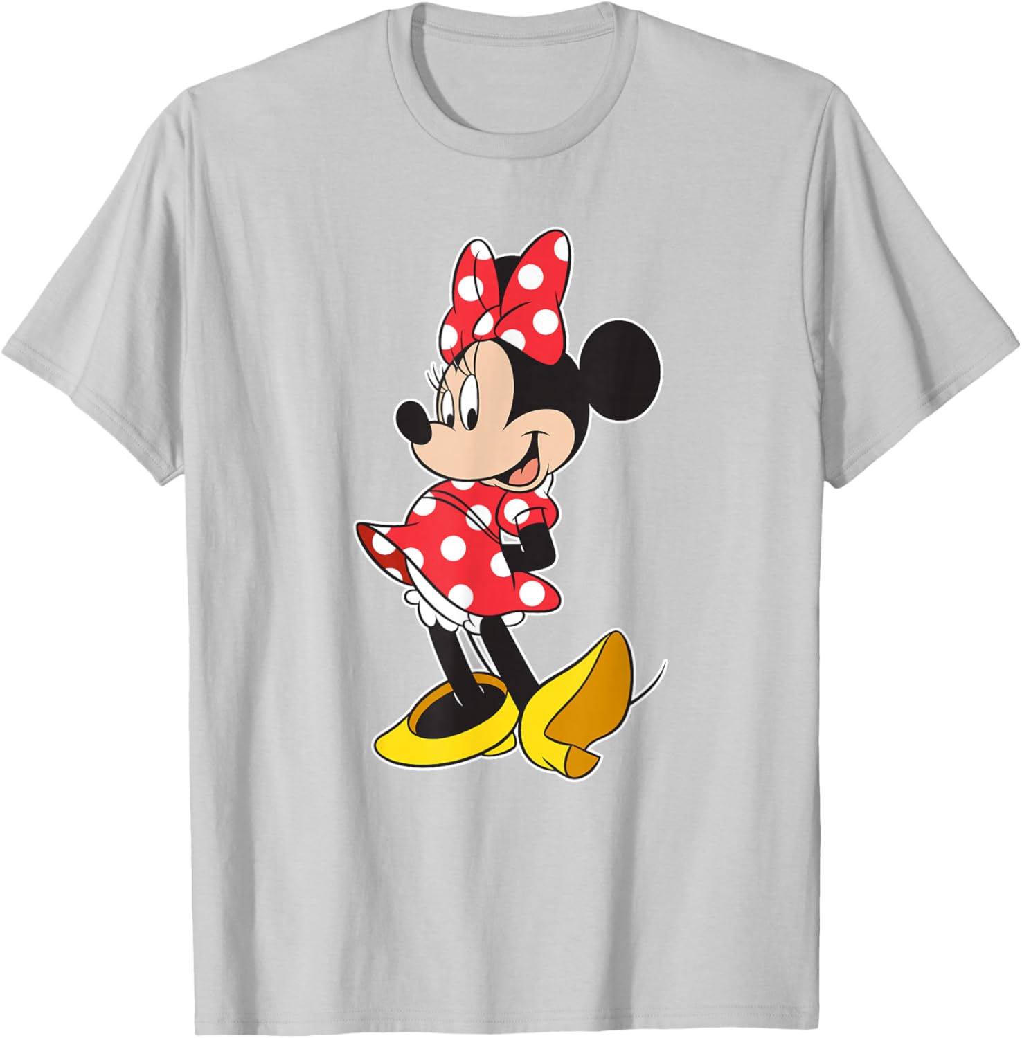 Cute Disney Minnie Mouse Classic Pose T-Shirt for Kids and Adults - 17