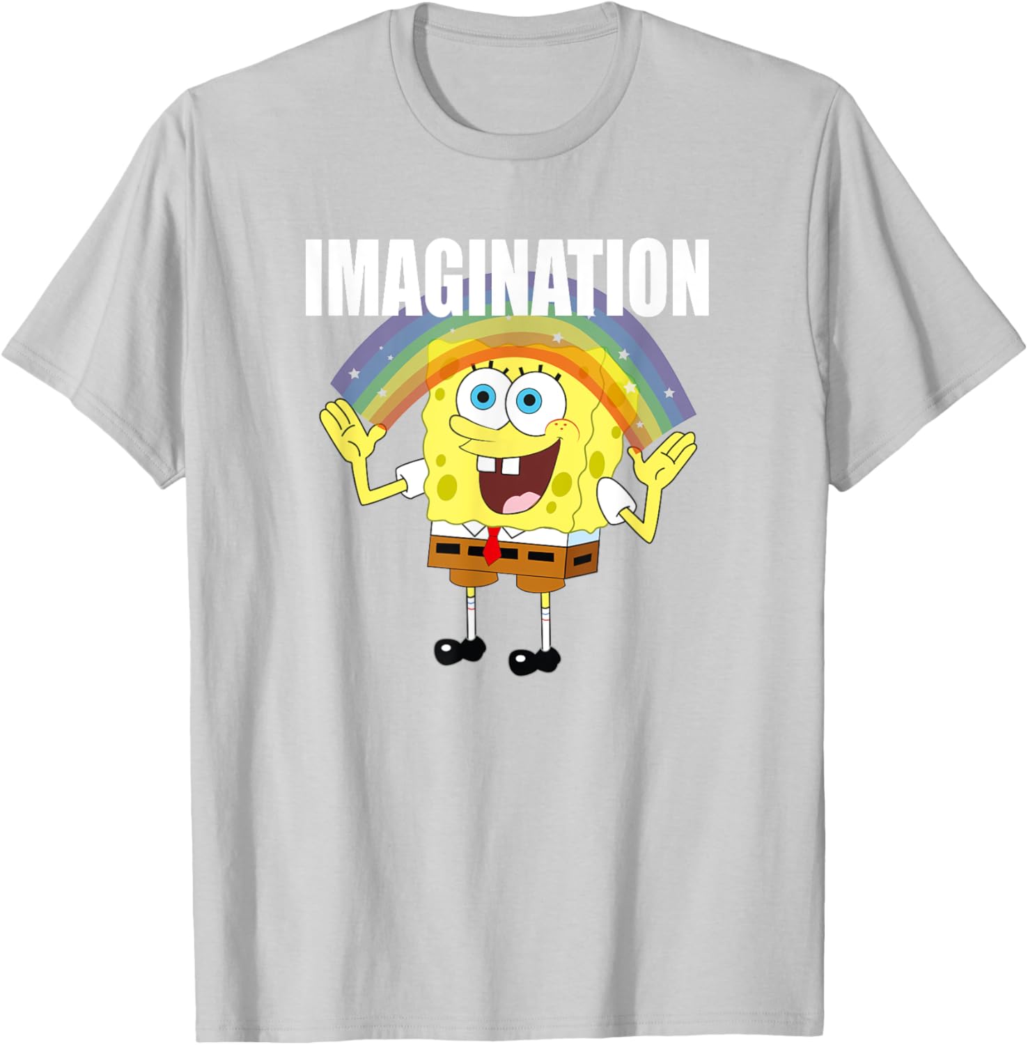 Mademark x SpongeBob SquarePants Rainbow Imagination T-Shirt for Fun Style - 10