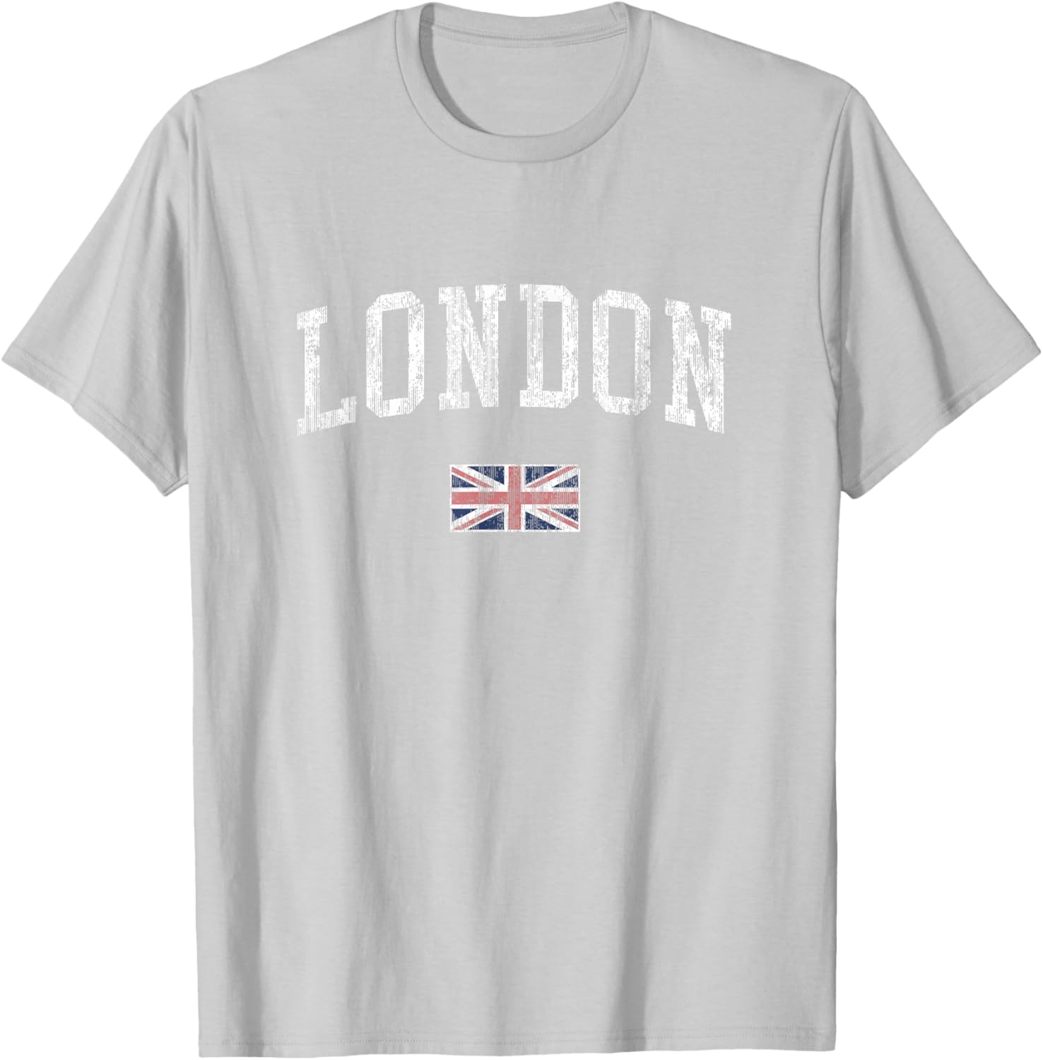 London Vintage Sports T-Shirt with British Flag Design for Men and Women - 1