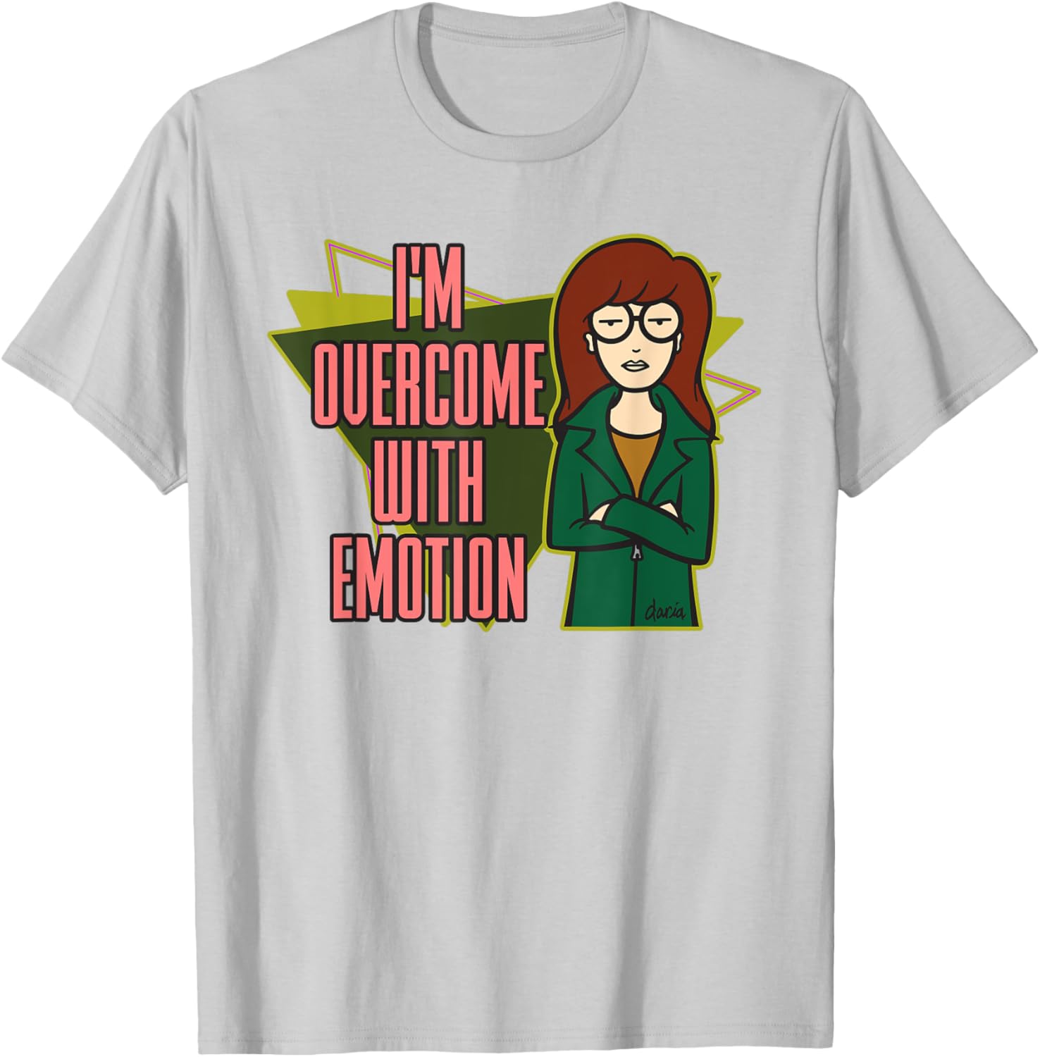 Mademark x Daria Emotion Graphic T-Shirt for Trendy Casual Style - 1