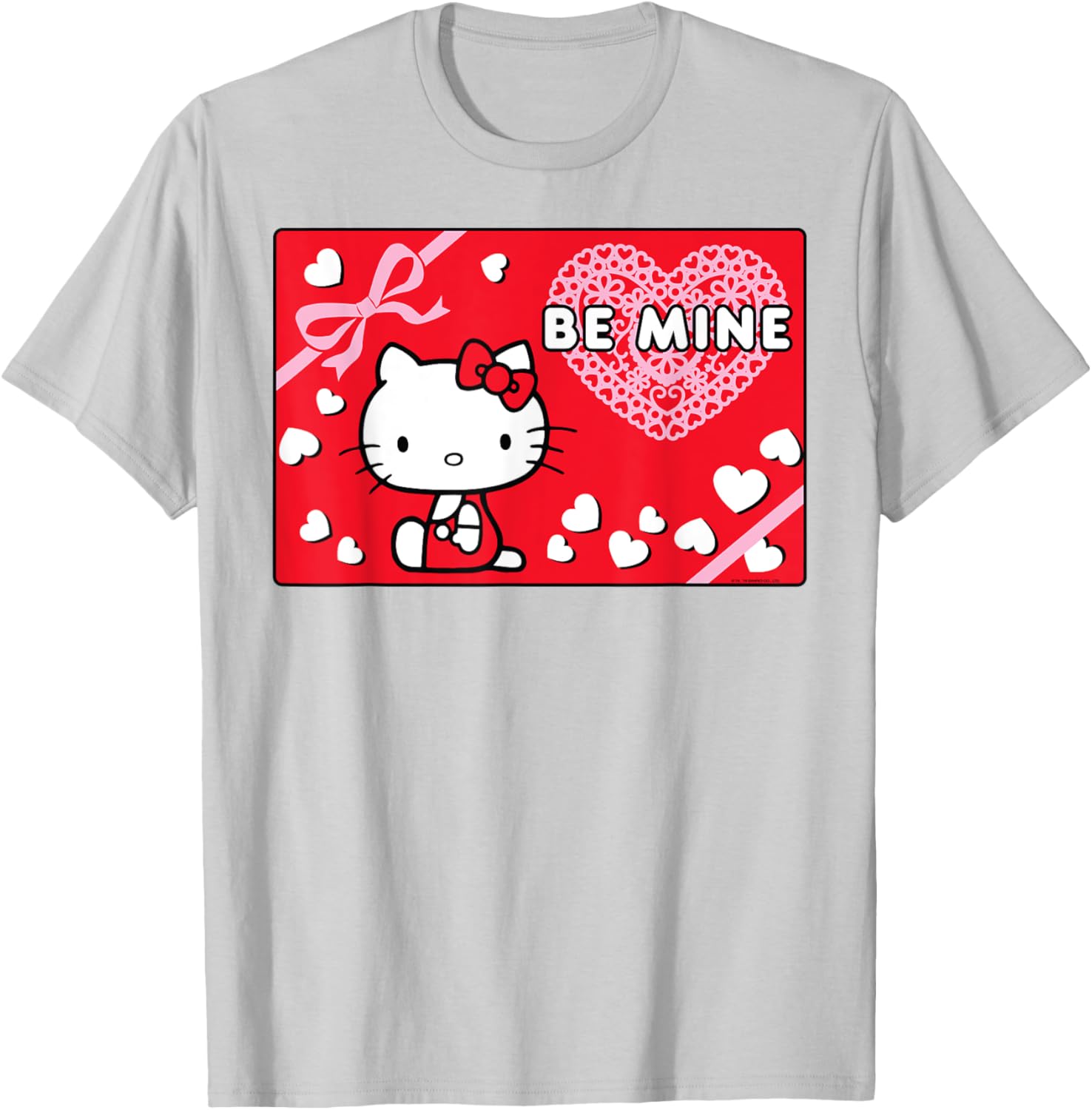 Cute Hello Kitty Valentine's Day Be Mine T-Shirt for Kids and Adults - 17