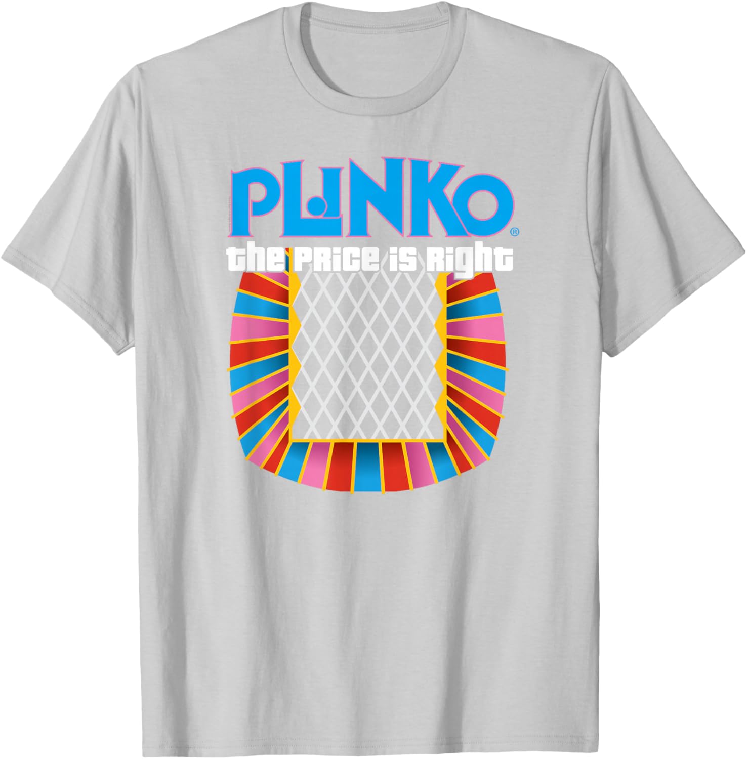 Price is Right Unisex Adults Black Plinko T-Shirt for Fun Game Lovers - 1