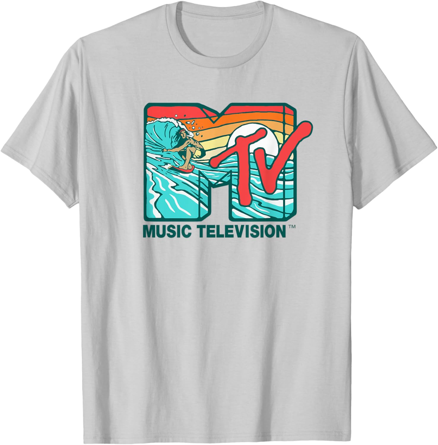Mademark x MTV Surfer Logo Retro Graphic T-Shirt for Cool Style - 10