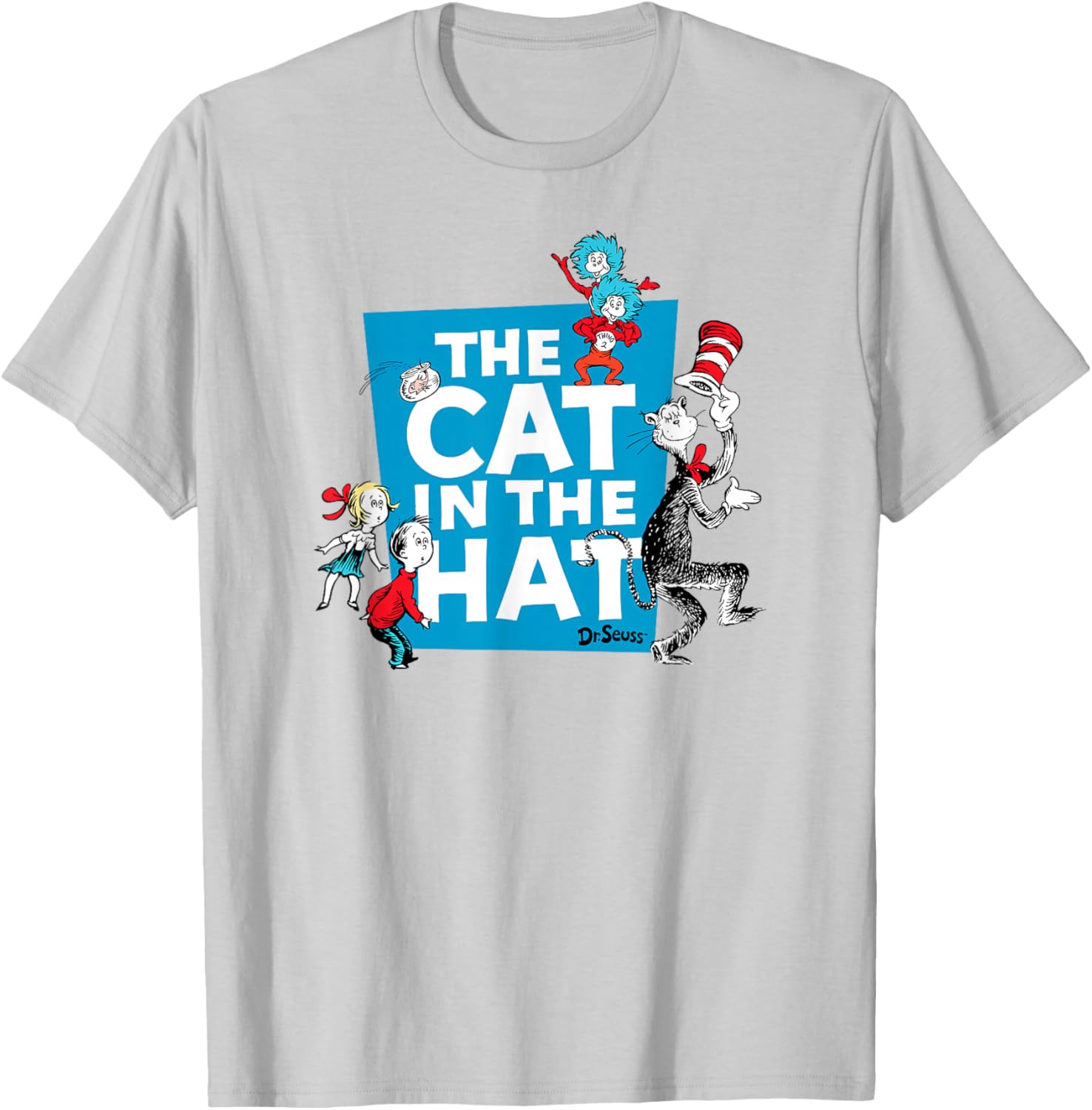 Dr. Seuss Cat in the Hat Characters T-Shirt for Kids and Adults - 4