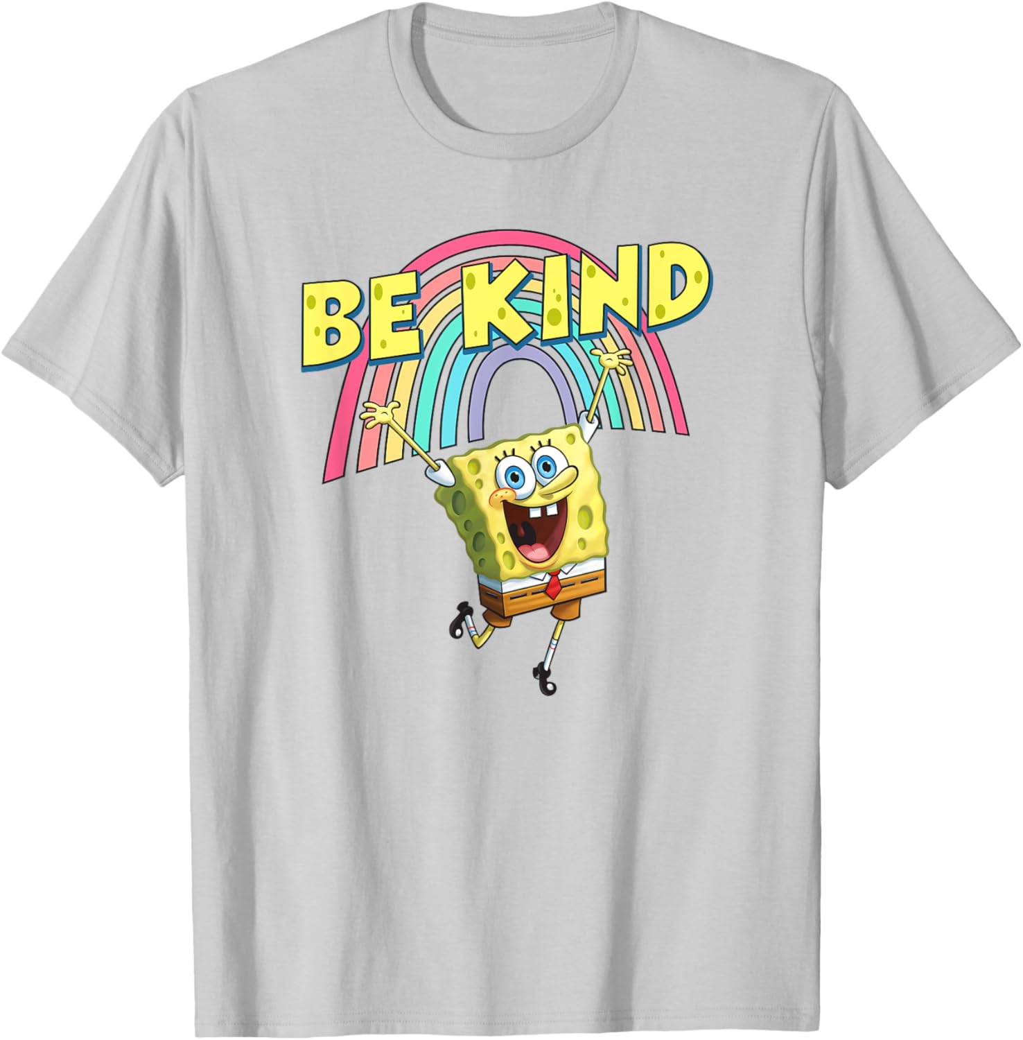 Mademark SpongeBob SquarePants Be Kind Rainbow T-Shirt for Everyone - 11