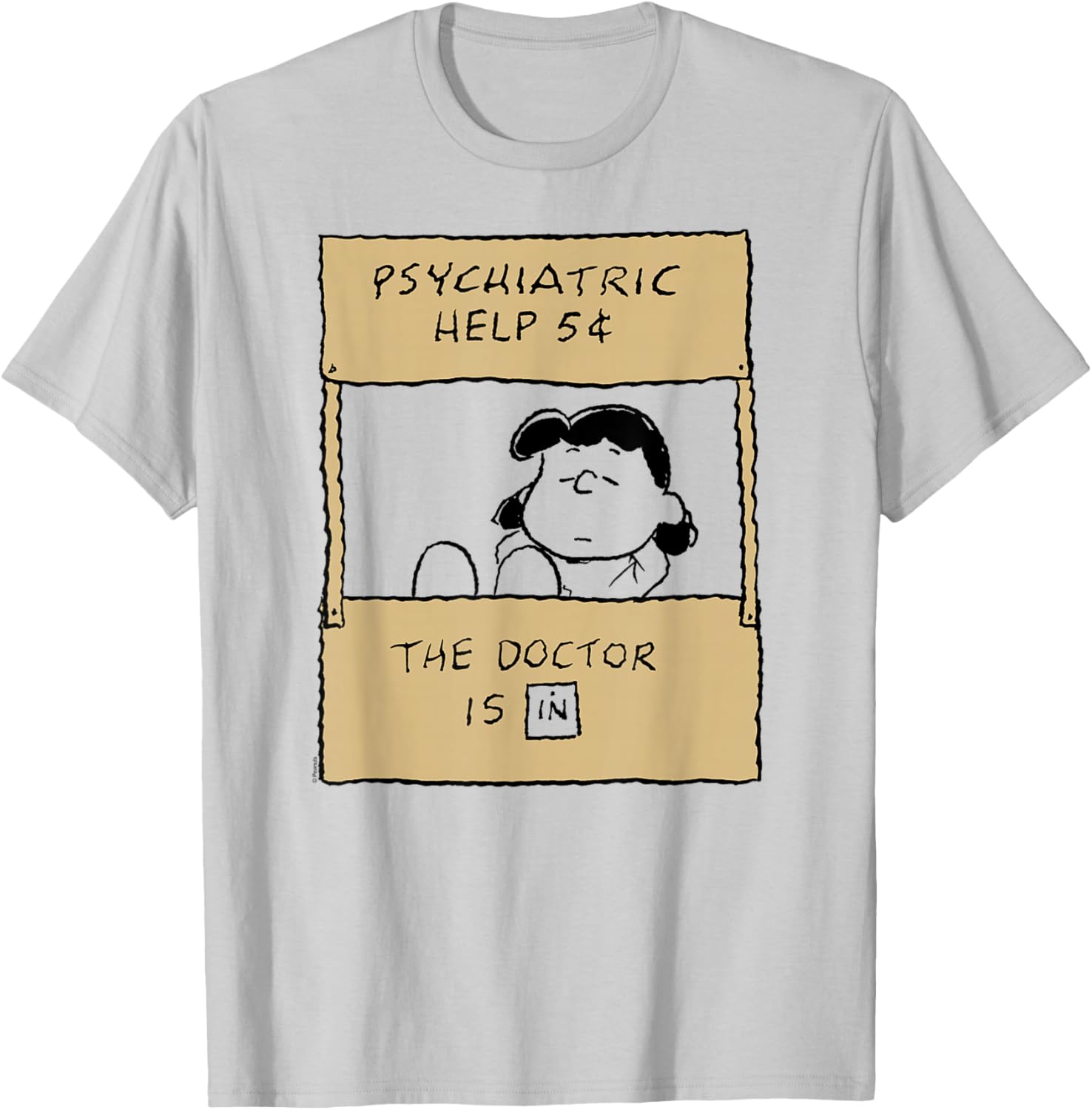 Peanuts Lucy Doctor Is In T-Shirt for Fans of Classic Comics and Fun - 1