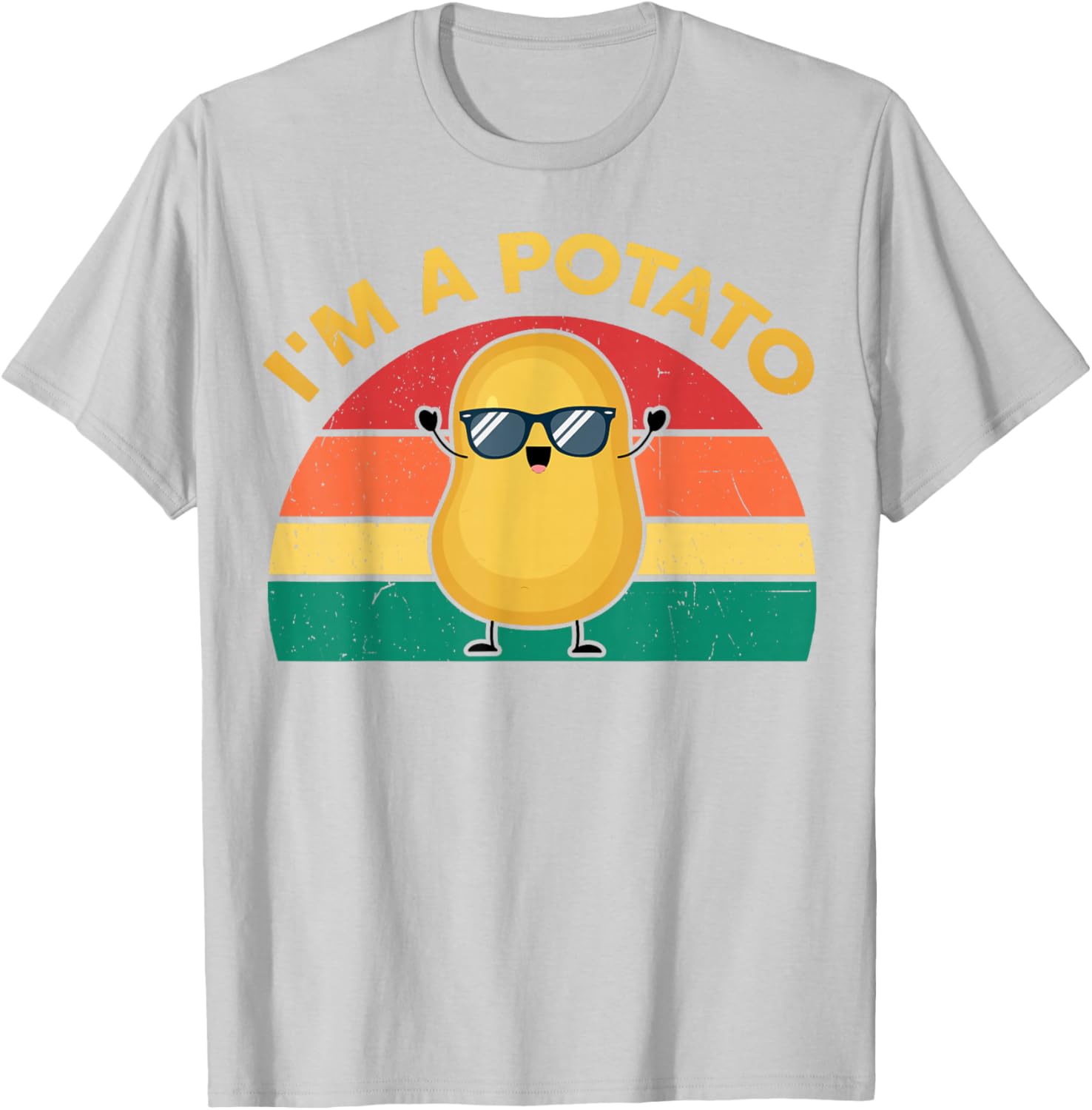 Funny I'm A Potato T-Shirt for Kids - Cute Graphic Tee for Boys and Girls - 8