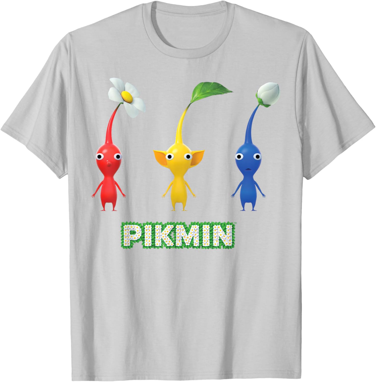 Nintendo Pikmin Trio T-Shirt for Fans of Fun and Adventure - 4
