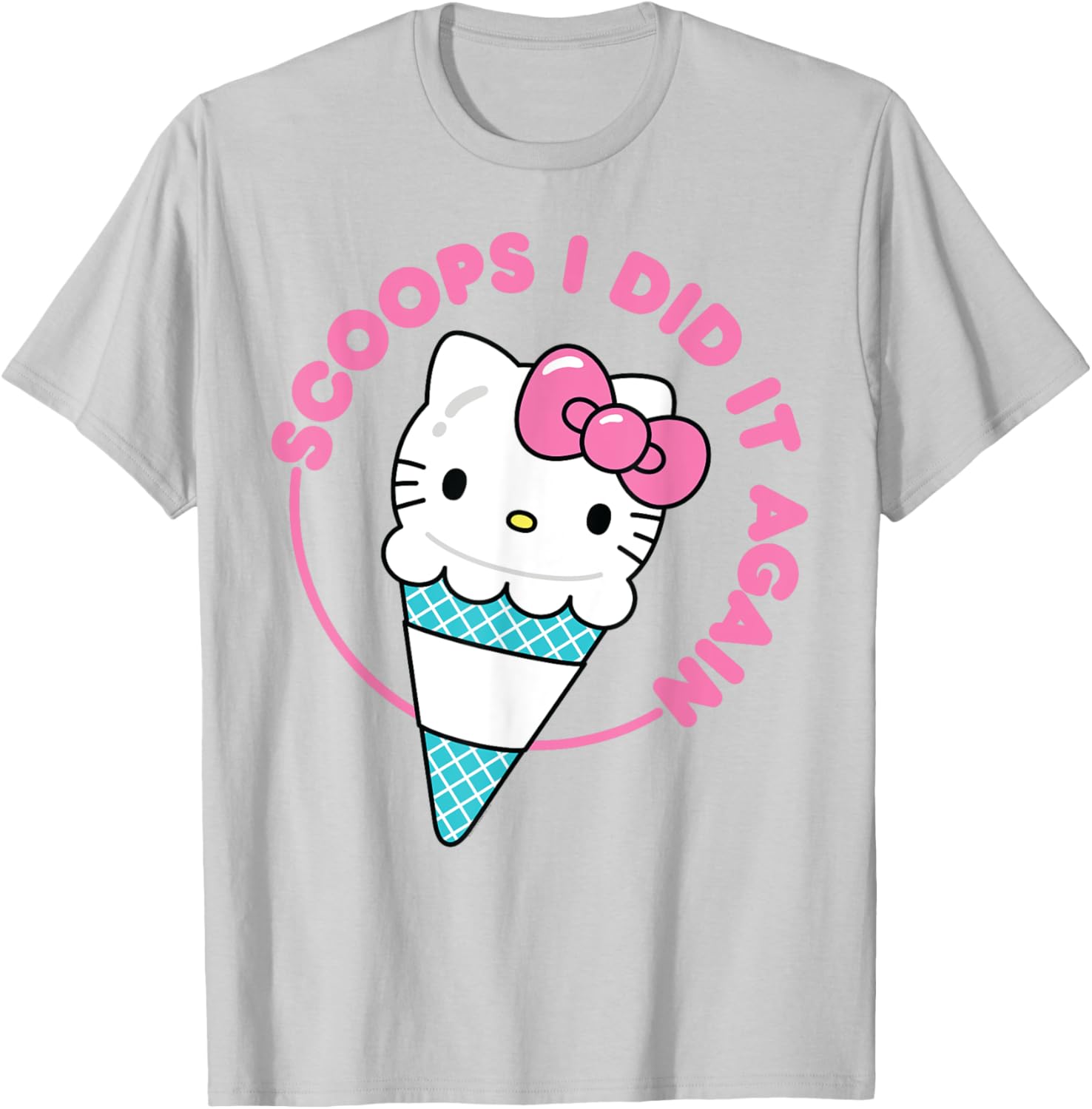 Hello Kitty Ice Cream Cone T-Shirt for Men, Women, Girls & Kids - 15
