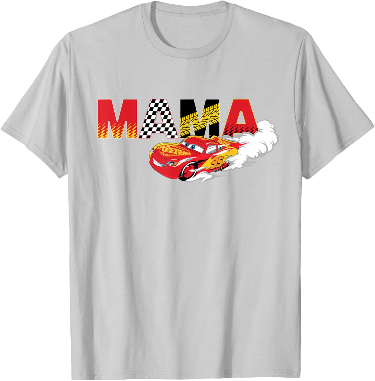 Disney Pixar Cars Mama Birthday Gift T-Shirt for Mother's Day Joy - 2