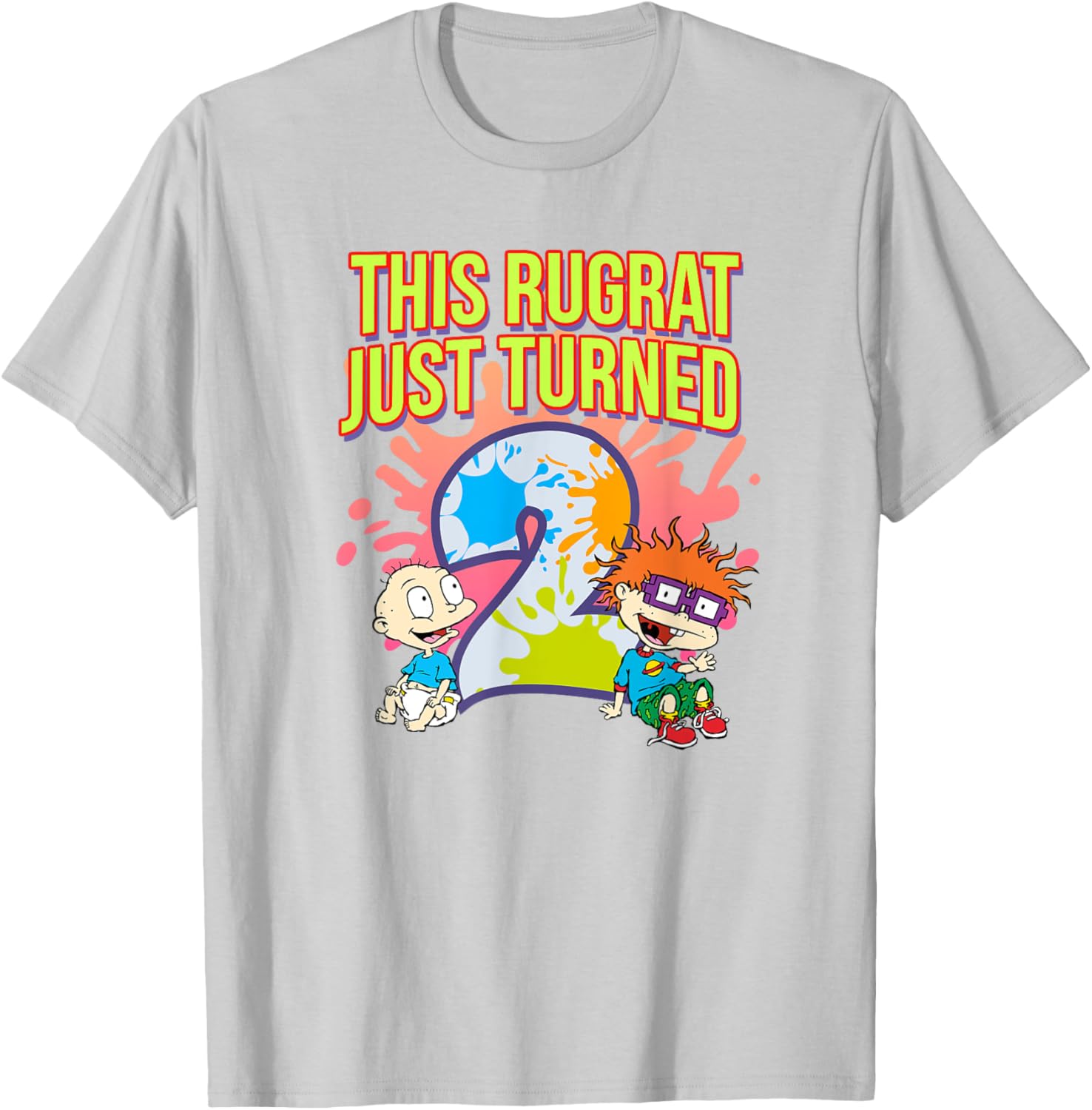 Mademark Rugrats 2nd Birthday Outfit Cute T-Shirt for Celebrating Fun - 1