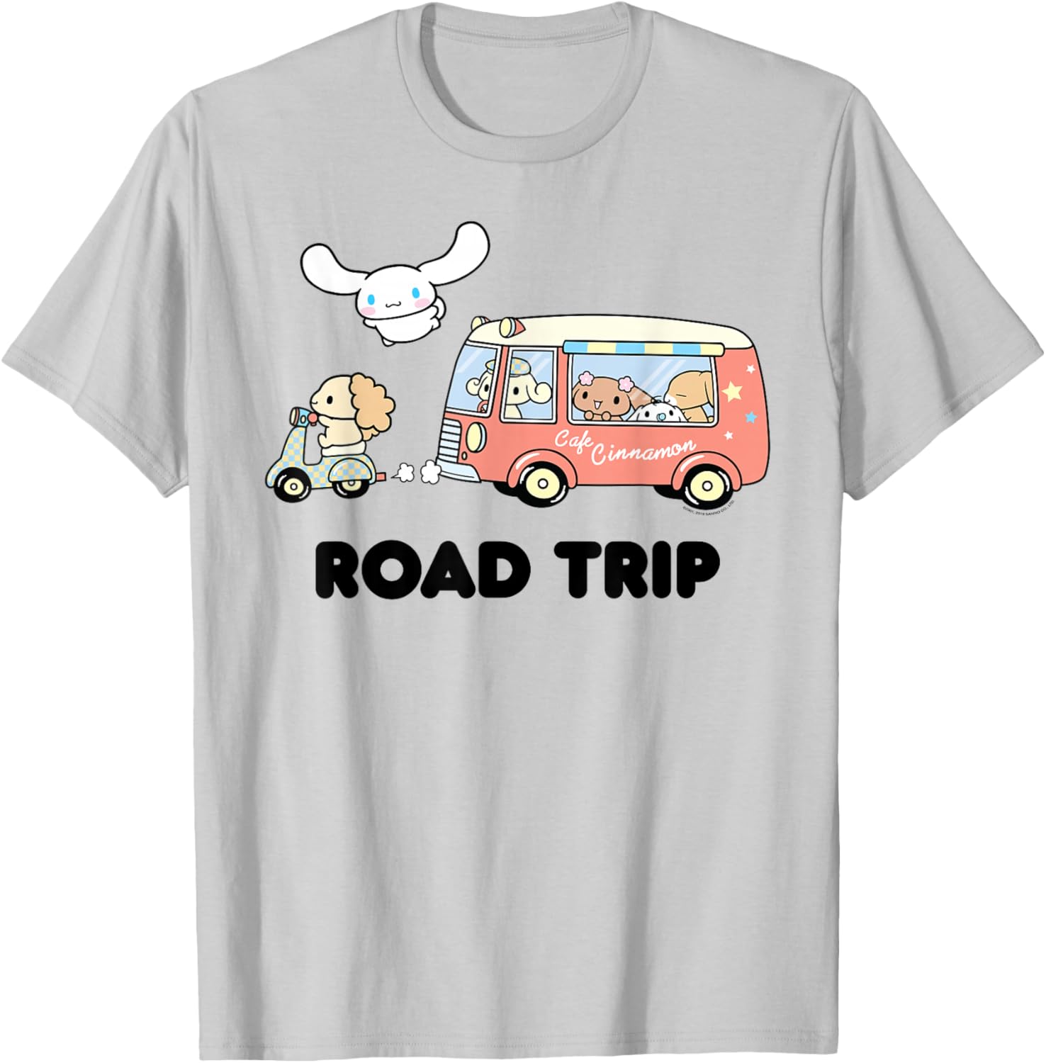 Cute Cinnamoroll Road Trip T-Shirt for Fun Adventures and Travel - 16