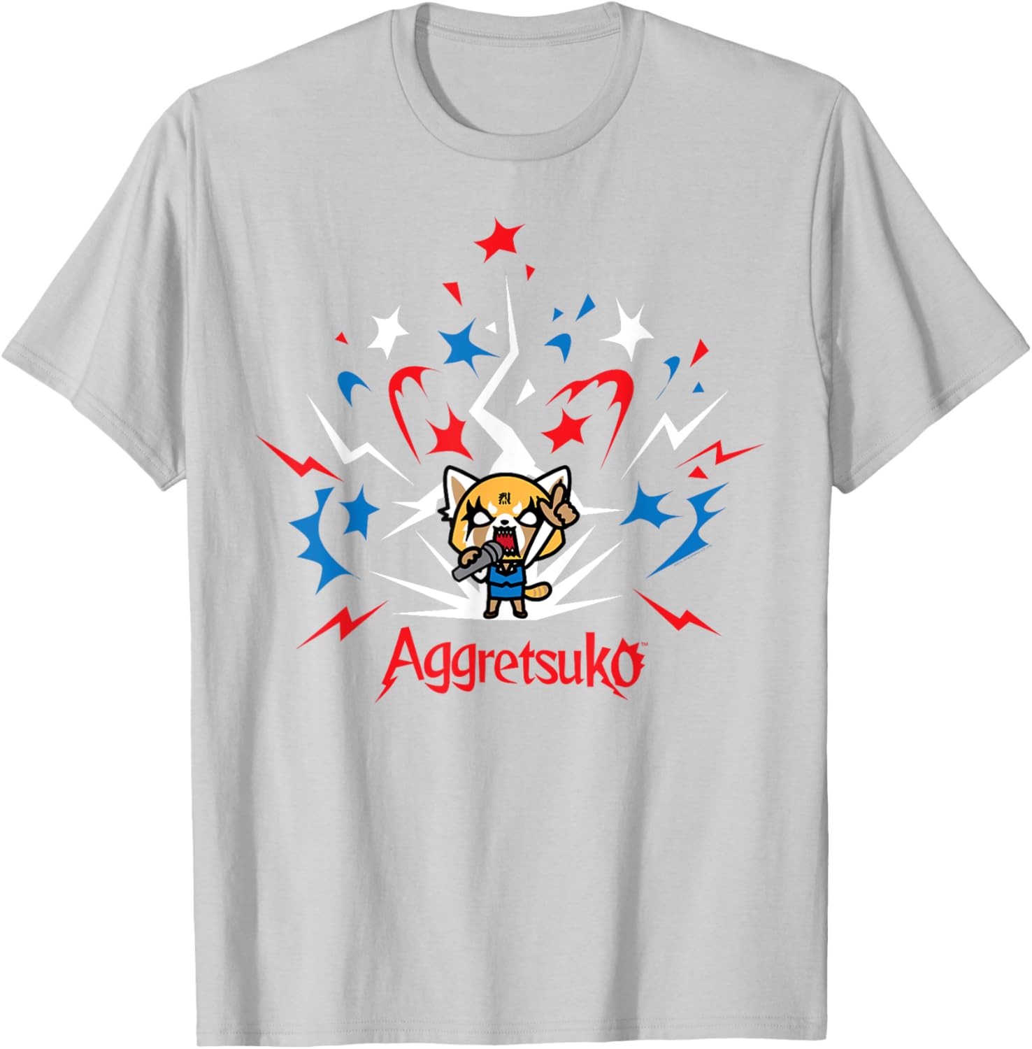 Aggretsuko 4th of July Fireworks T-Shirt for Men and Women - 8