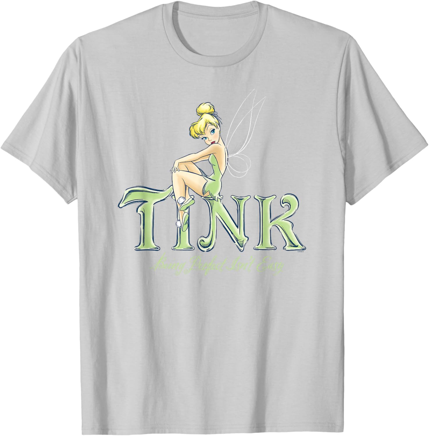 Disney Tinker Bell Perfect Isn't Easy T-Shirt - Cute Peter Pan Apparel - 14