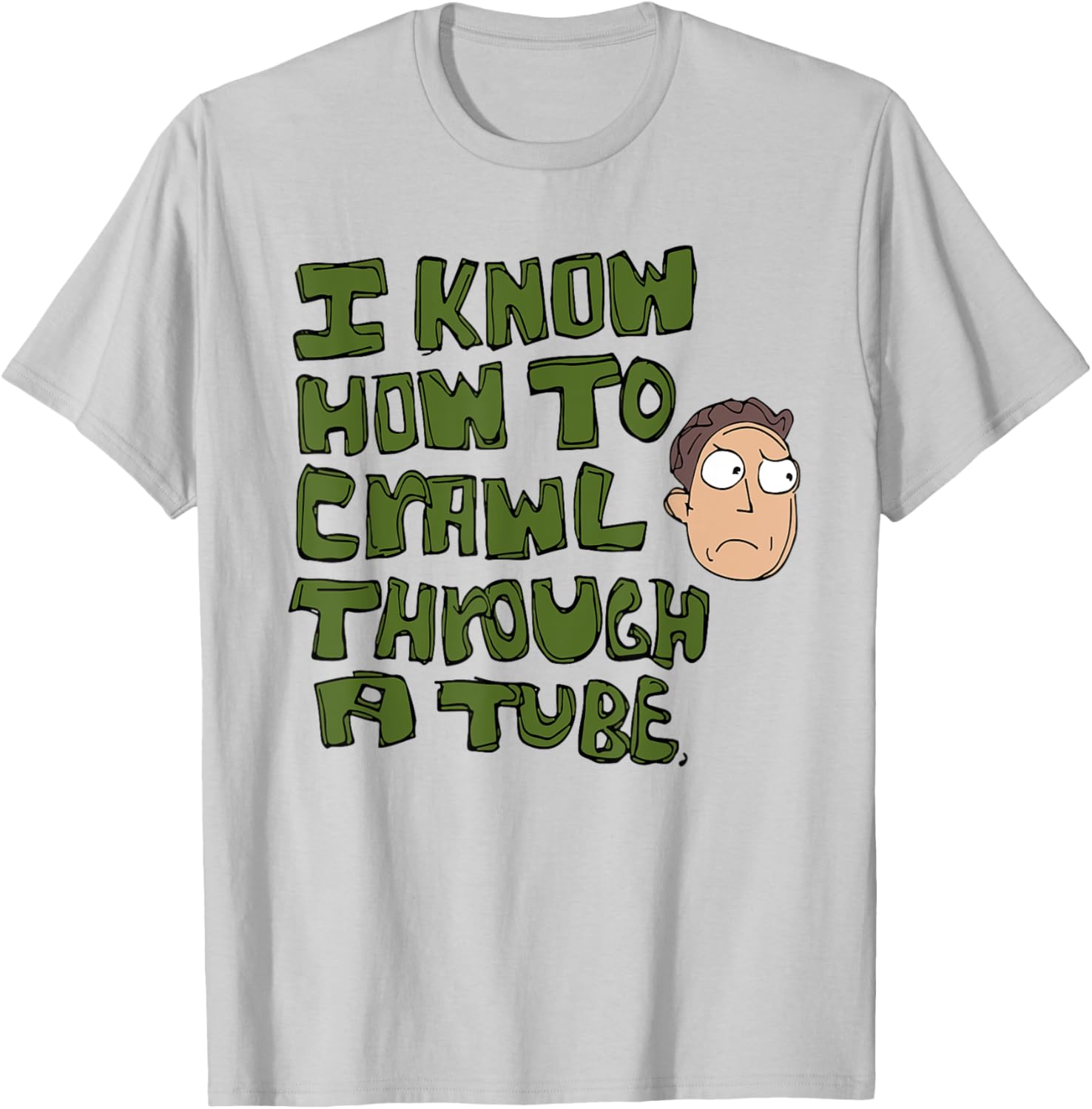 Mademark x Rick and Morty I Know How To Crawl Through a Tube T-Shirt - 1