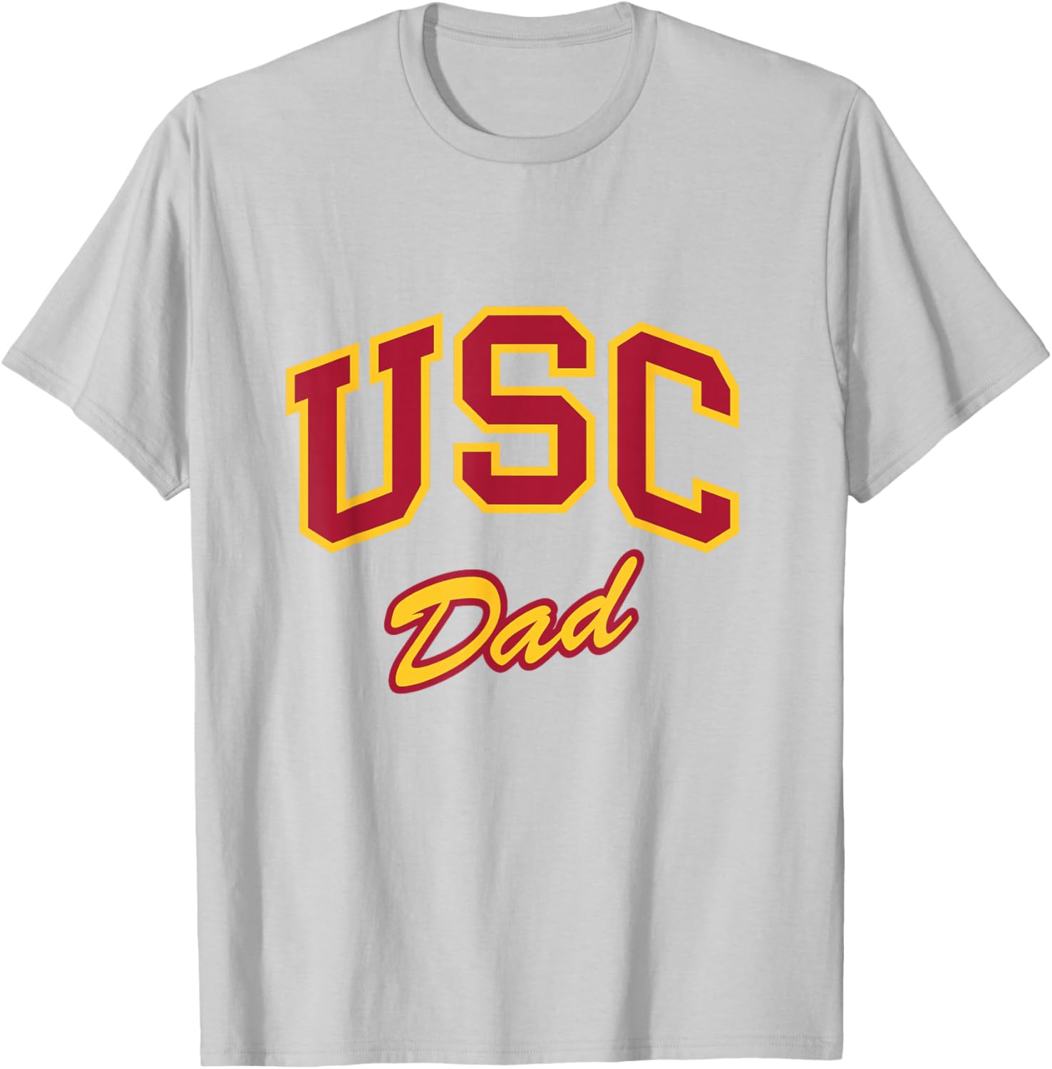 USC Dad Retro Script Style T-Shirt for Sports Fans and Outdoors Fun - 11