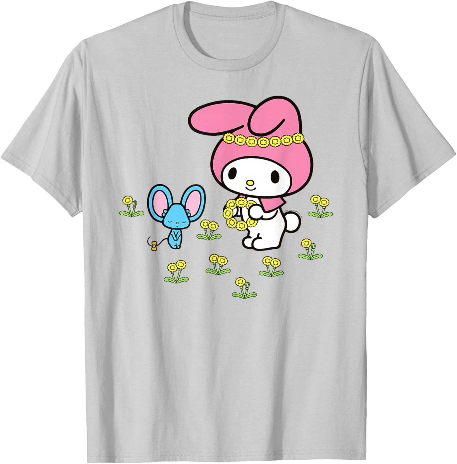 My Melody Flower Crown T-Shirt for Fun and Stylish Outfits - 14