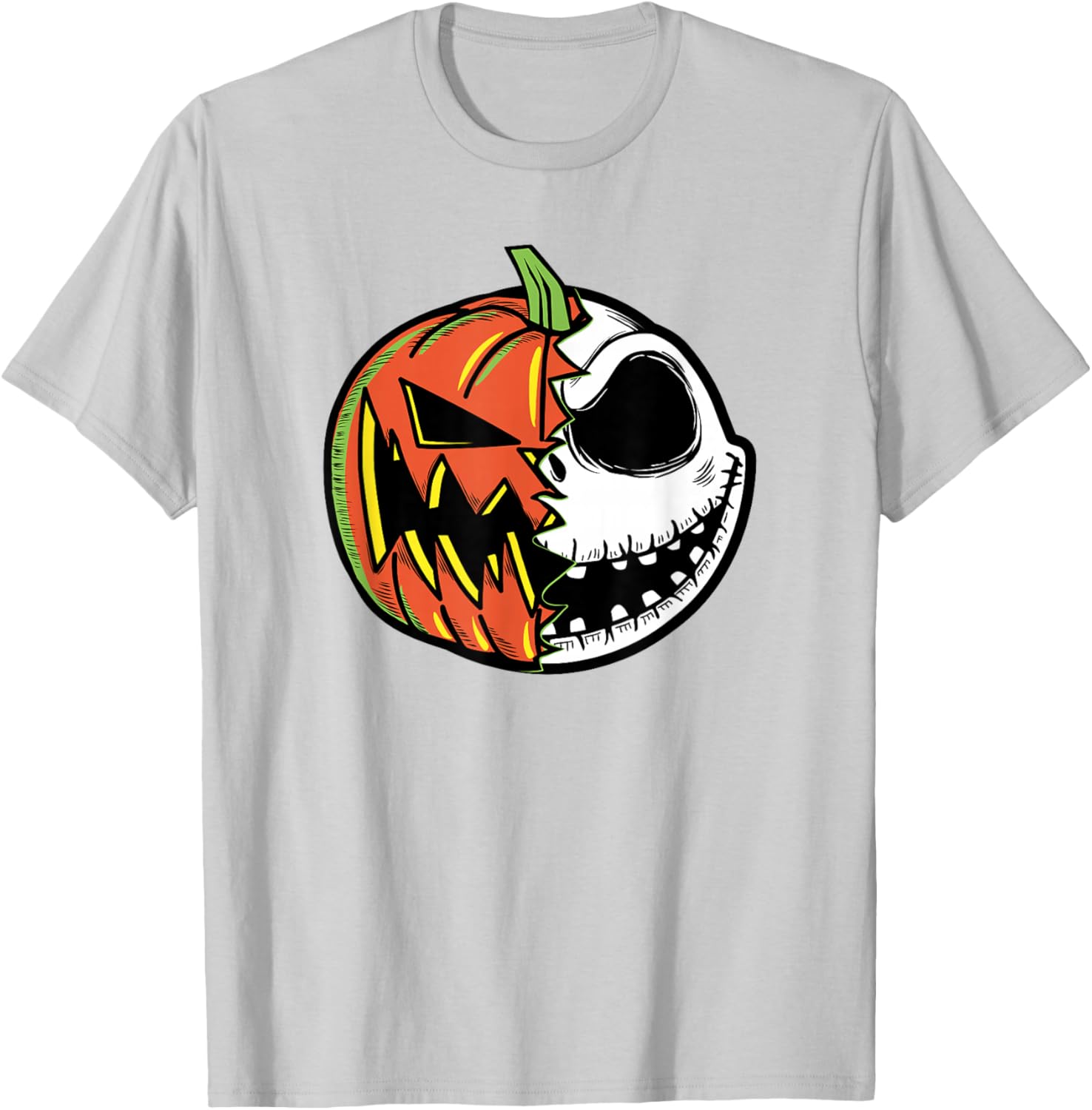 Nightmare Before Christmas Pumpkin Face T-Shirt for Fans and Fashion Lovers - 6
