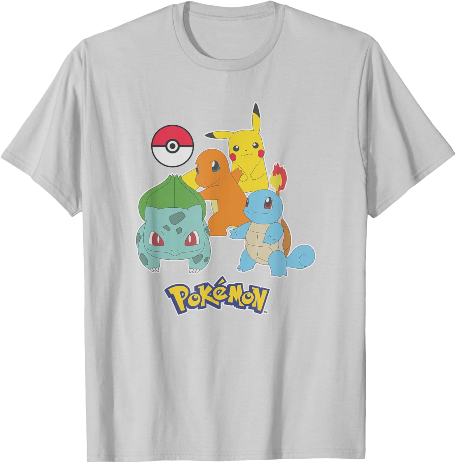 Pokemon First Generation Group Shot Logo T-Shirt for Fans and Collectors - 4