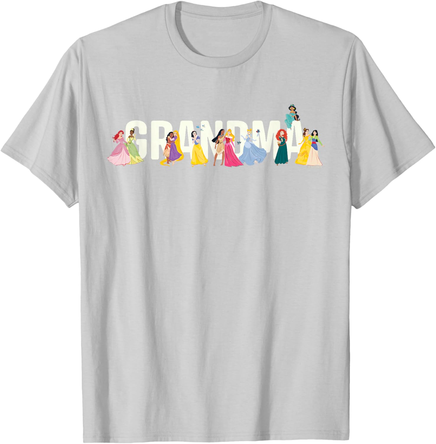 Disney Princess Squad Grandma Family Reunion T-Shirt for Vacations - 5