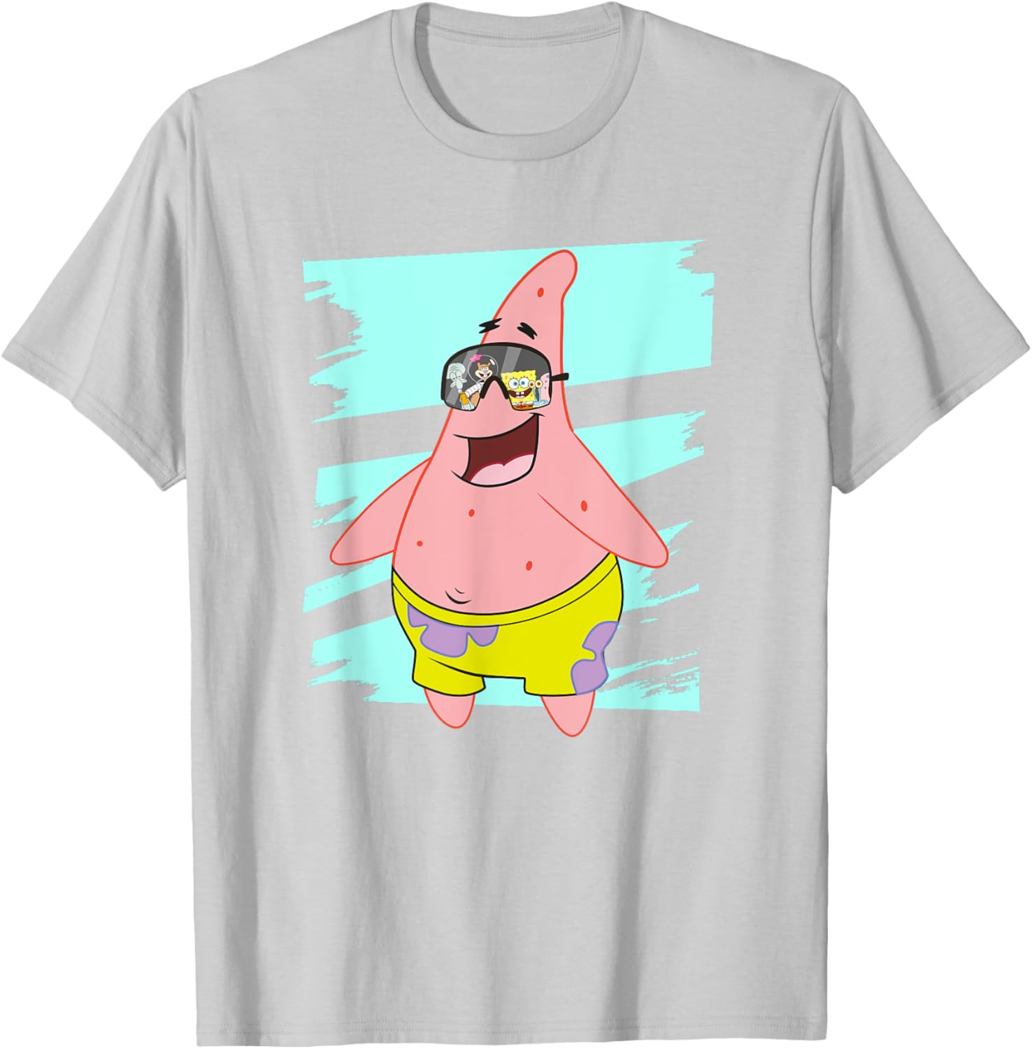 Mademark Patrick Star Sunglasses T-Shirt Fun SpongeBob SquarePants Apparel - 12