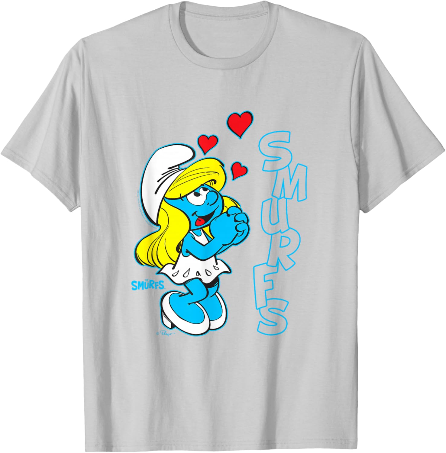 Cute Smurfs Smurfette T-Shirt for Fans of The Smurfs Cartoon Style - 8
