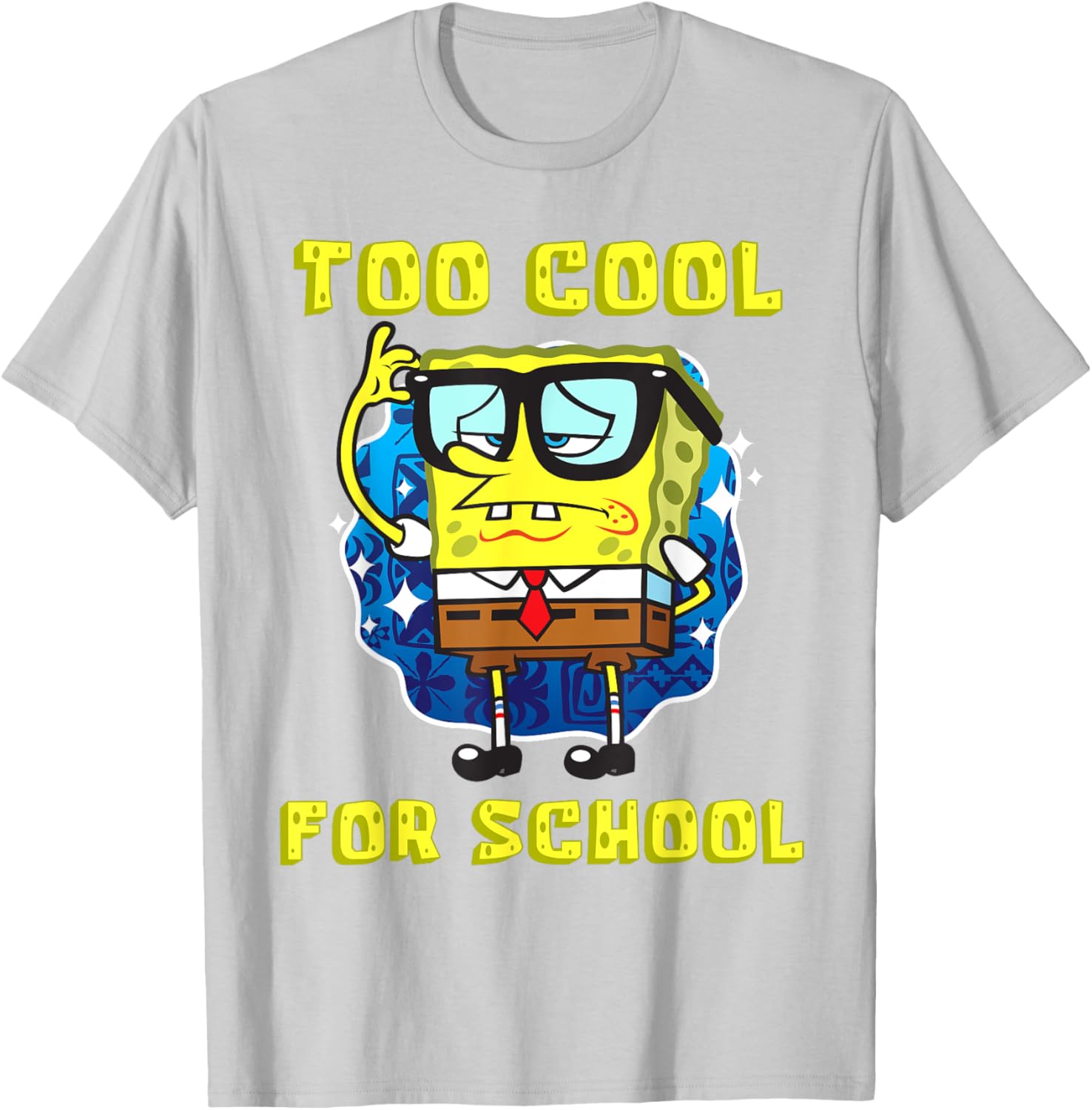 Mademark SpongeBob SquarePants Cool Glasses T-Shirt for Kids - 16