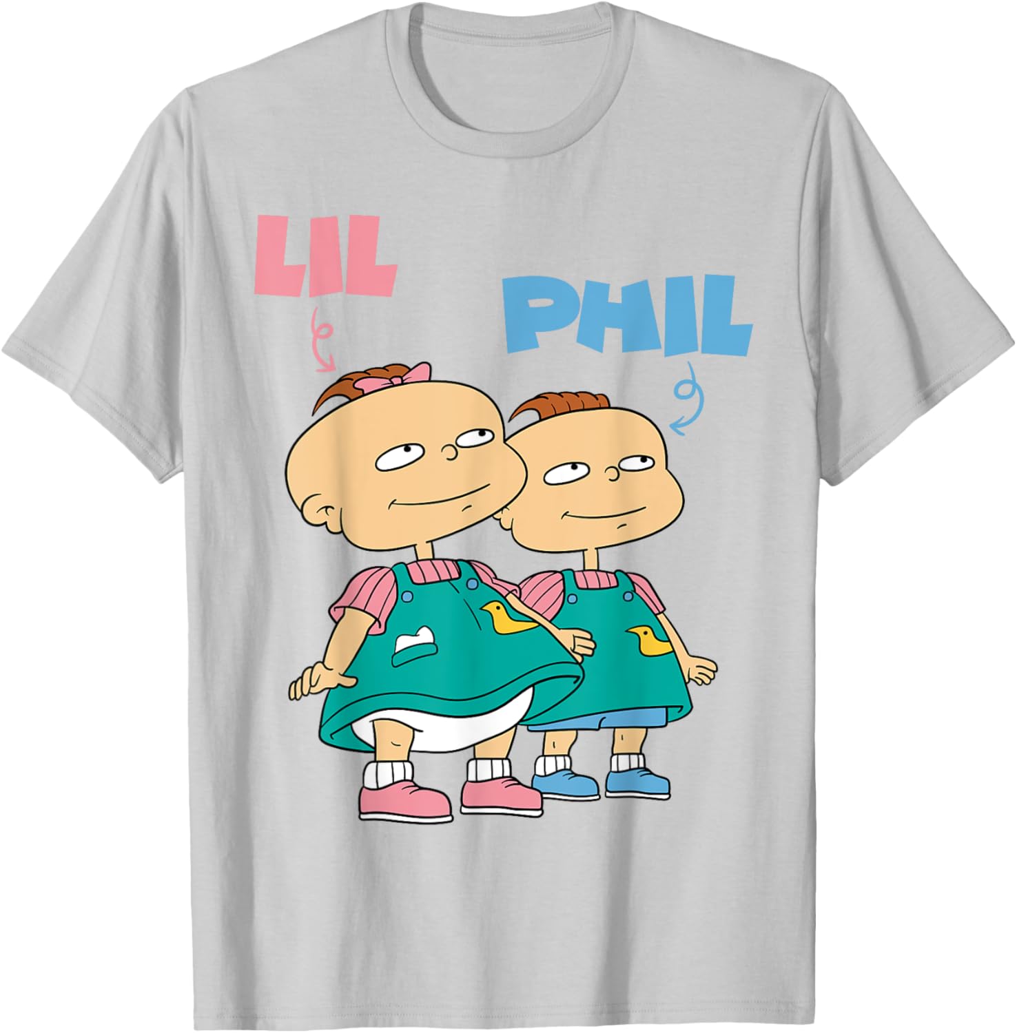 Mademark x Rugrats Lil and Phil Devil Twins T-Shirt for Kids and Adults - 10