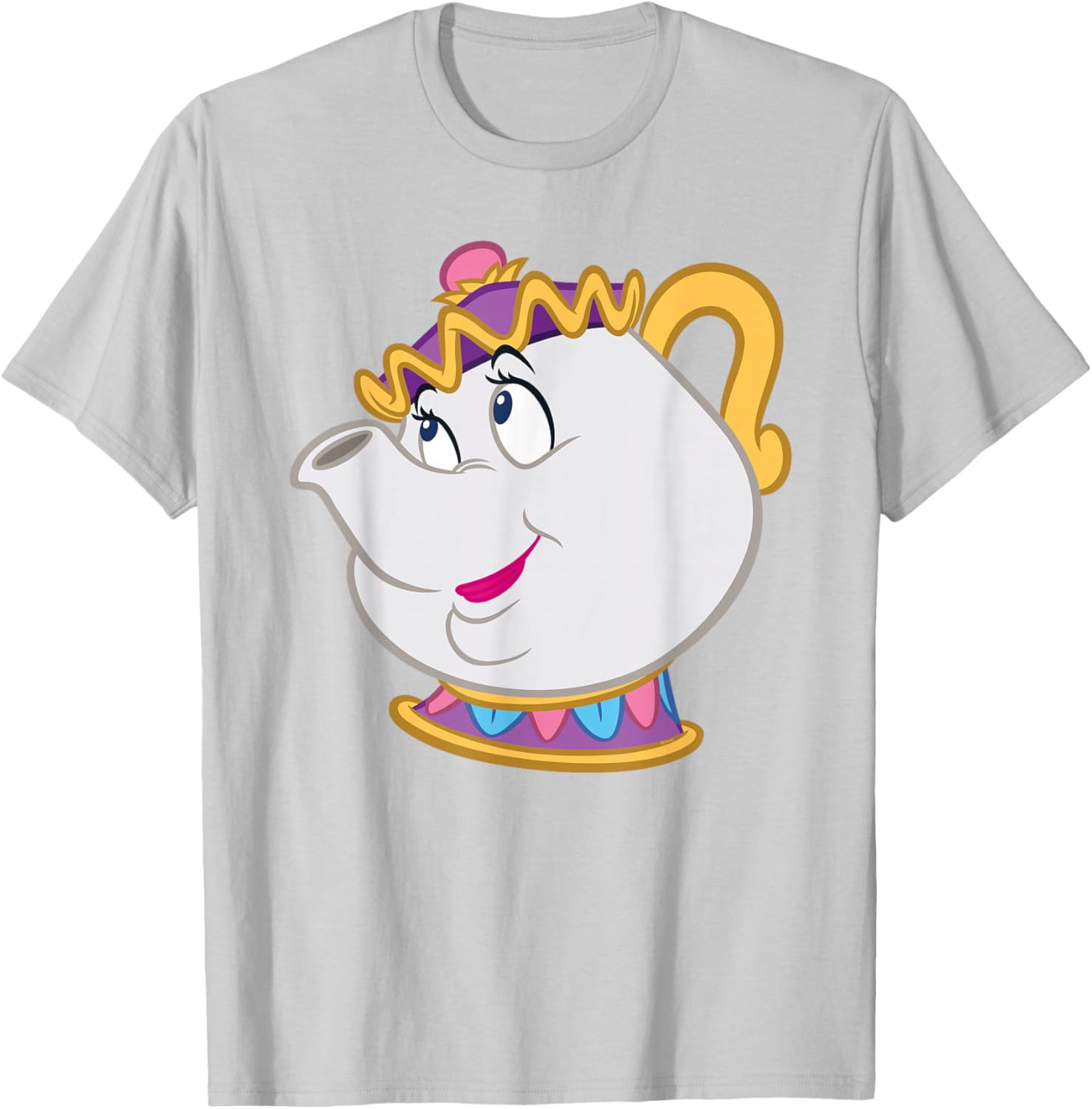 Disney Beauty and the Beast Mrs. Potts Big Face Costume T-Shirt for Fans - 29