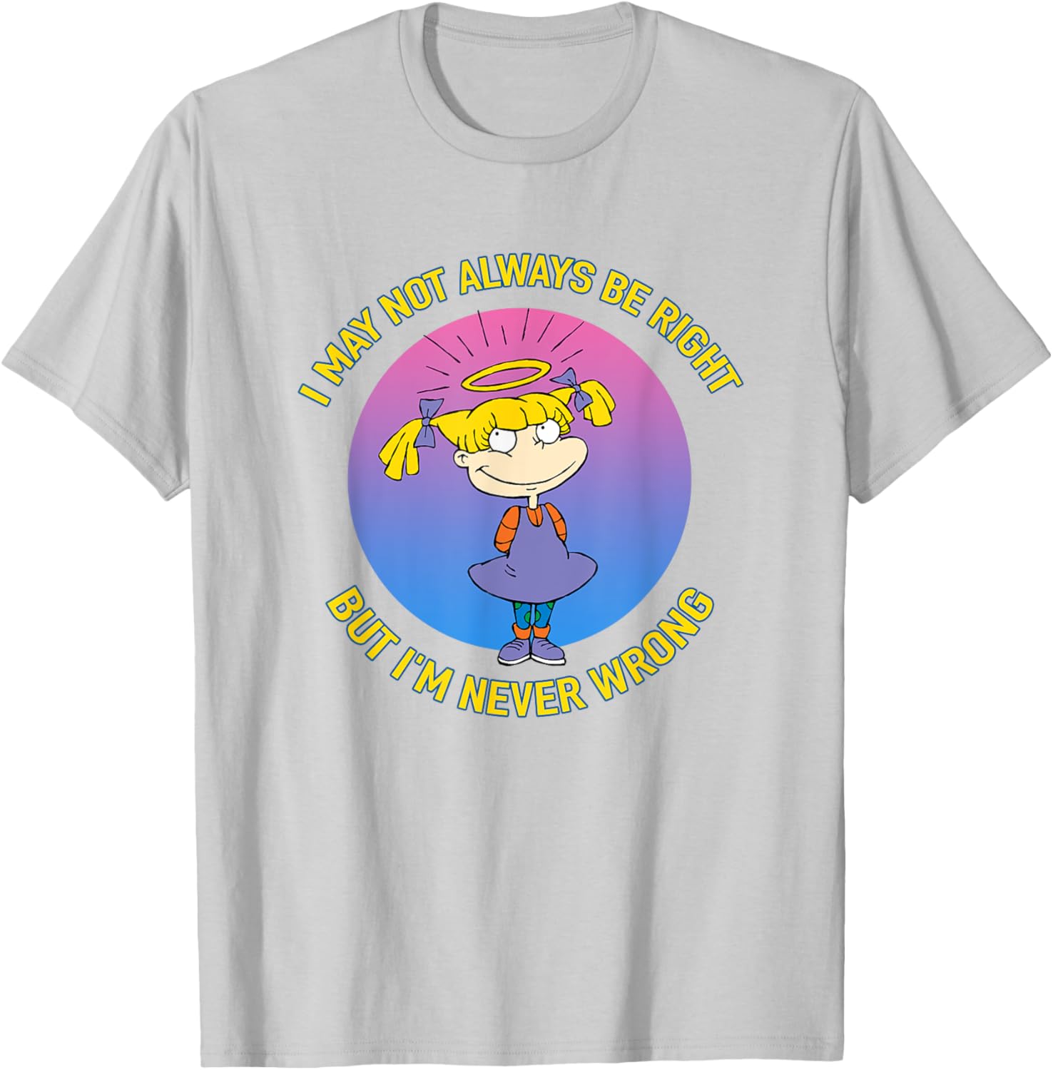 Mademark x Rugrats Angelica Never Wrong T-Shirt for Fun Fashion Fans - 2