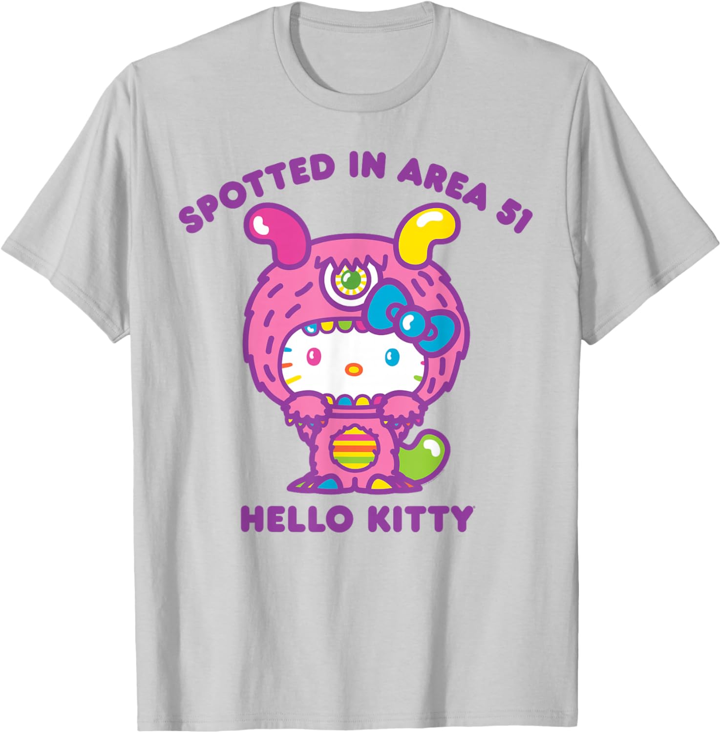 Hello Kitty Area 51 Alien Sighting T-Shirt for Fun Fashion Lovers - 7
