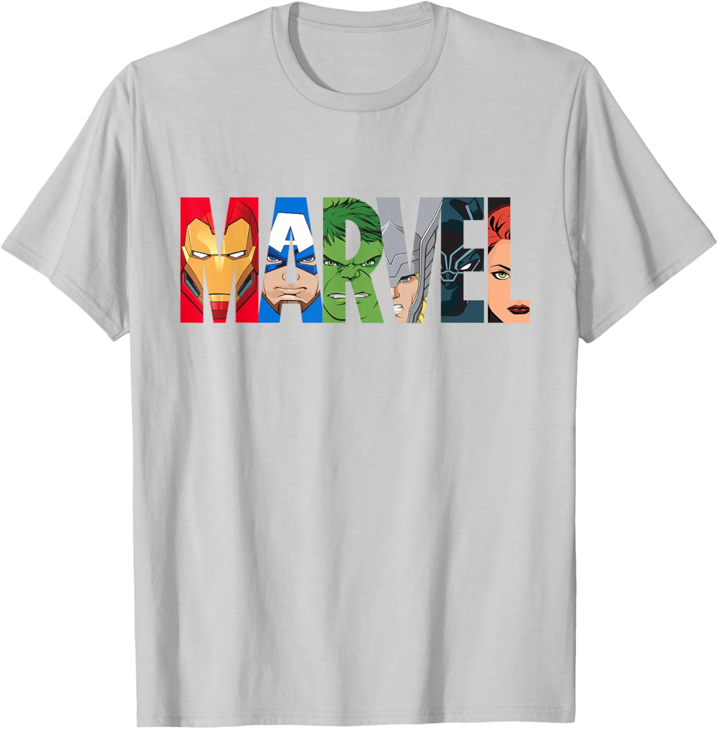 Marvel Avengers Super Heroes Logo T-Shirt for Fans and Collectors - 25