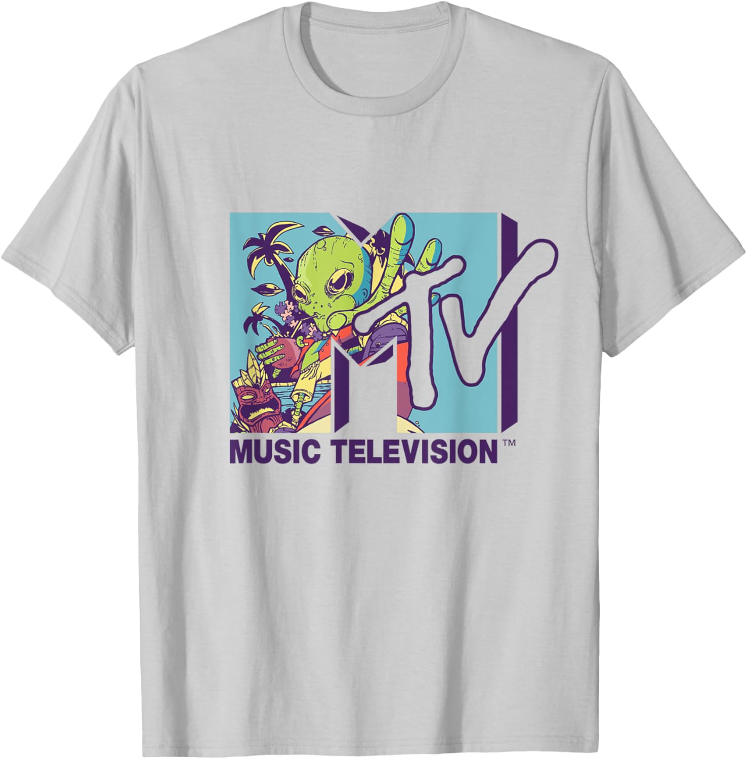 Mademark x MTV Alien Coconut Milk T-Shirt - Official Logo Apparel - 6