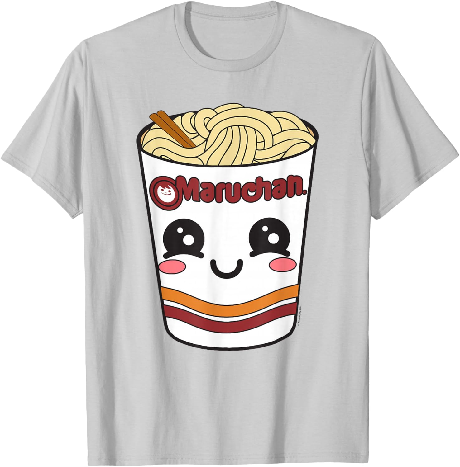 Cute Maruchan Ramen Noodle Cup Face T-Shirt for Fun Fashion Lovers - 2