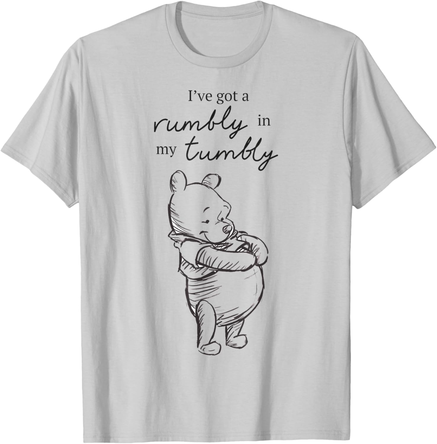 Disney Winnie The Pooh Rumbly Tummy Logo T-Shirt for Kids and Adults - 9