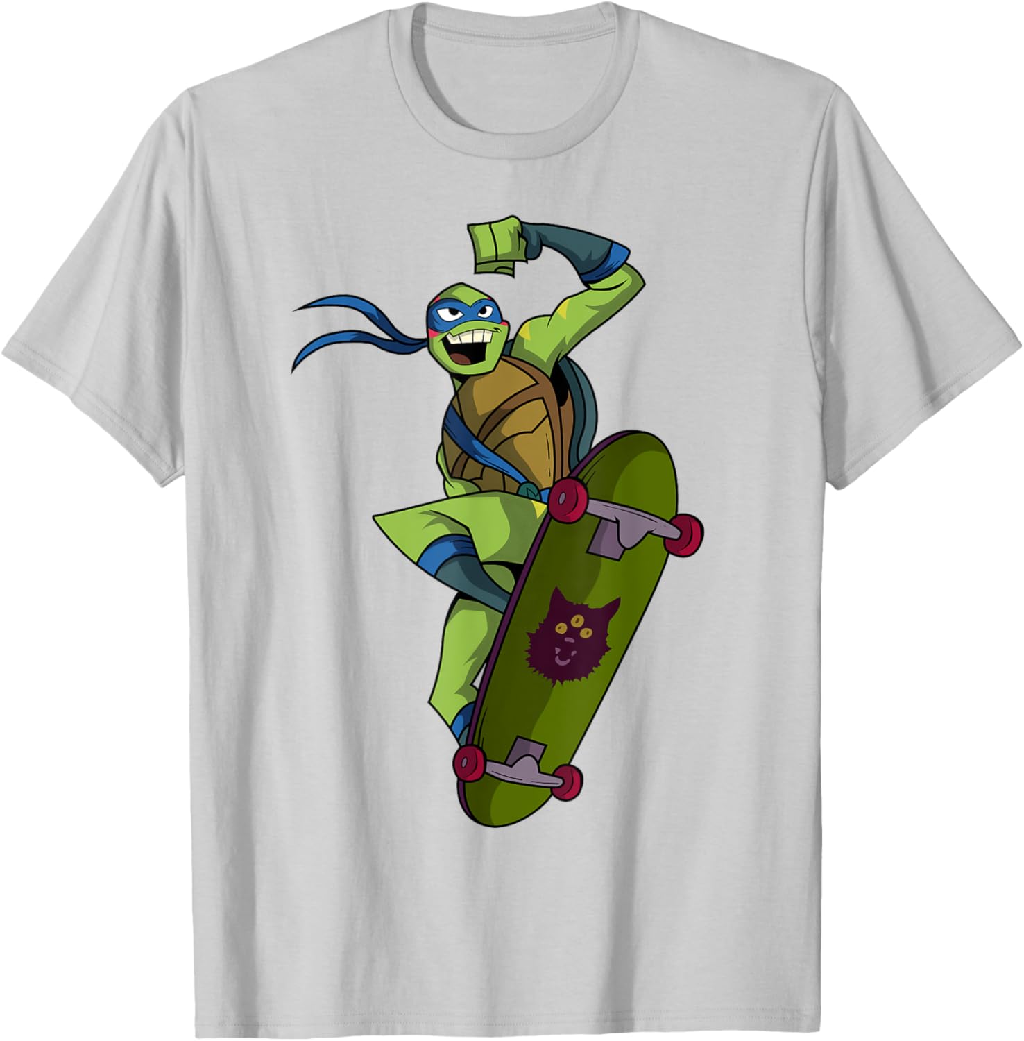 Mademark Teenage Mutant Ninja Turtles Leonardo Skateboard T-Shirt for Kids - 1