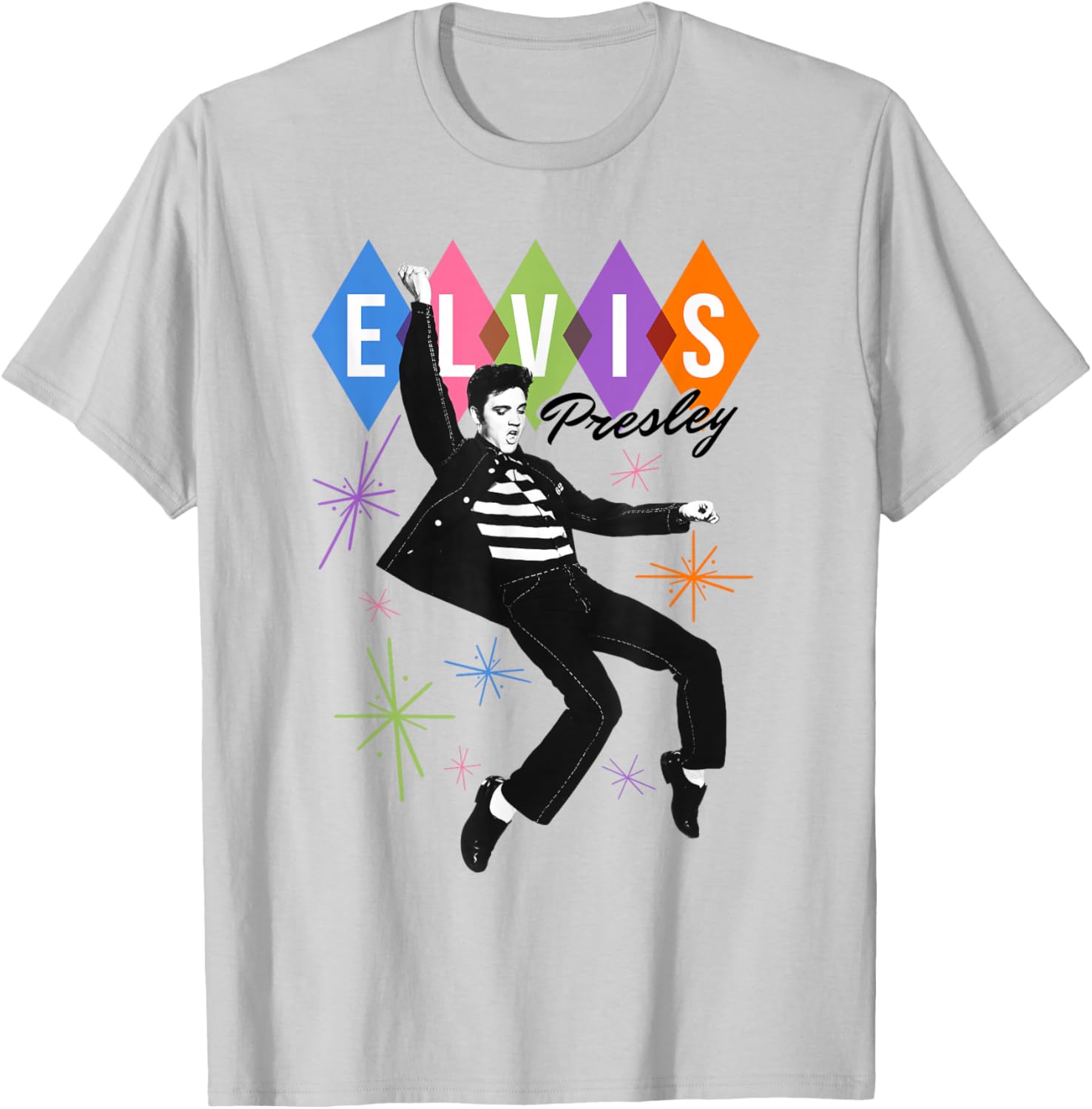 Elvis Presley Official Dancing Star T-Shirt - Vintage Style Music Apparel - 10