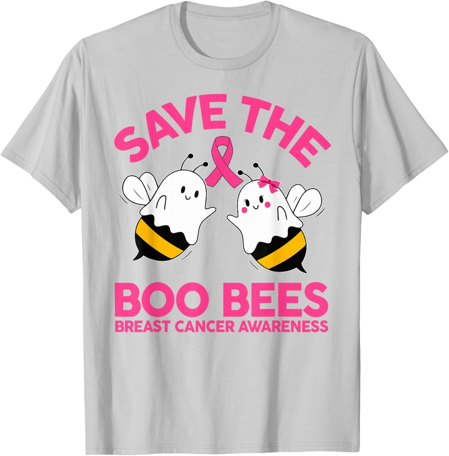 Save The Boobees Breast Cancer Halloween T-Shirt for Women - 6