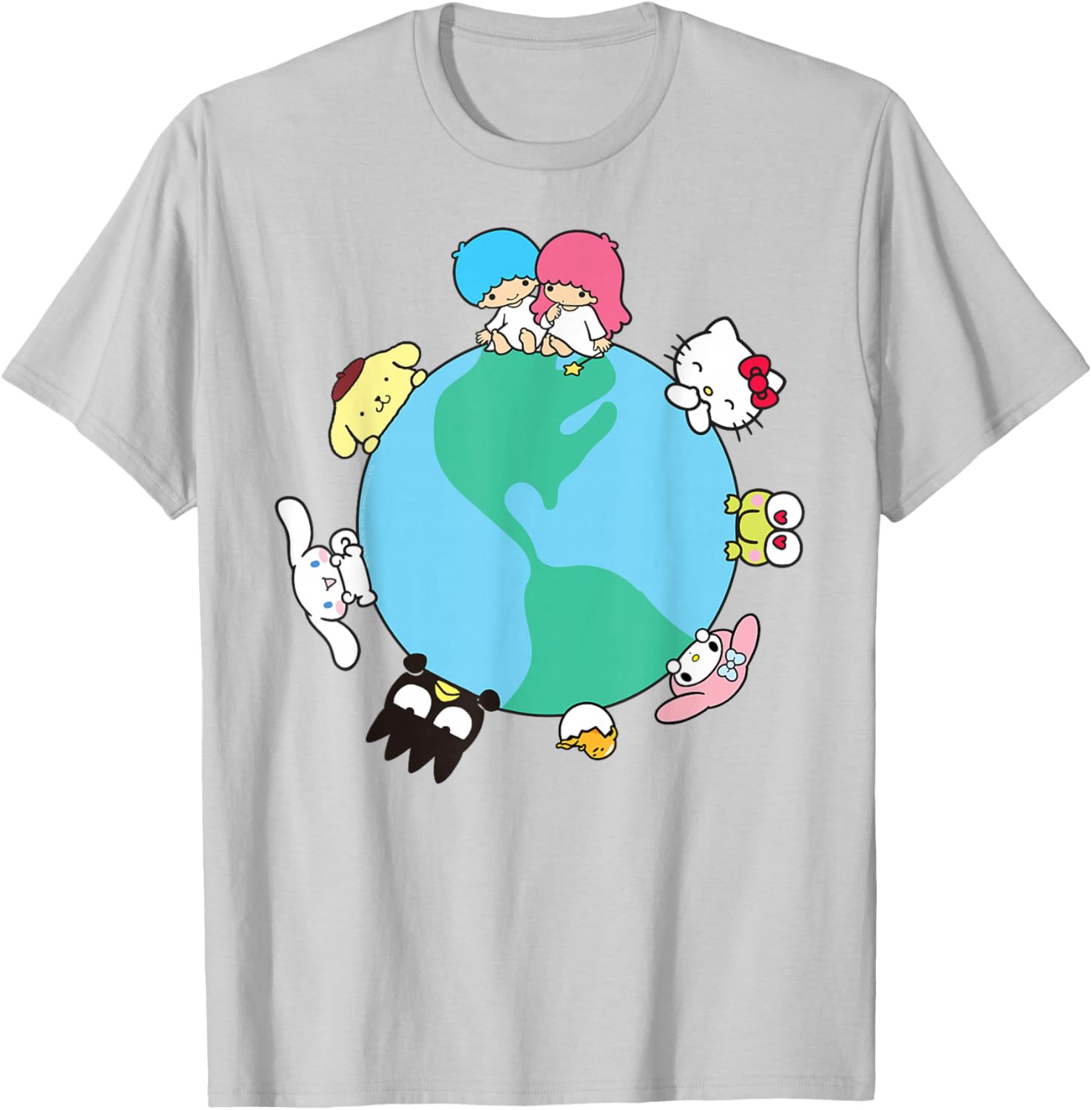 Hello Kitty and Friends Sanrio Earth T-Shirt for Fun and Fashion Lovers - 8