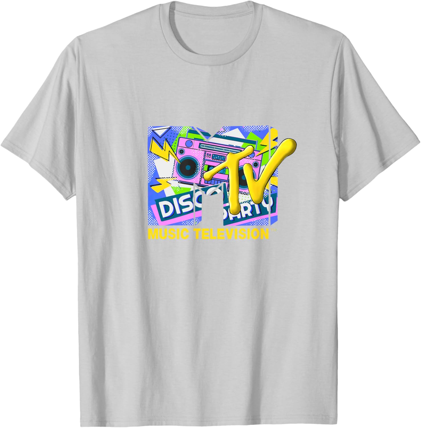 Mademark x MTV Disco Party T-Shirt with Official Logo and Ghettoblaster - 24