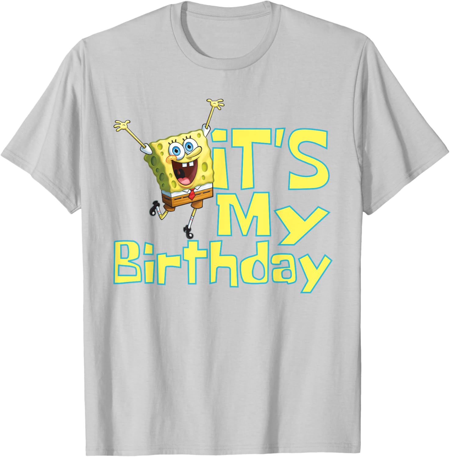 Mademark SpongeBob SquarePants It's My Birthday T-Shirt for Kids - 3