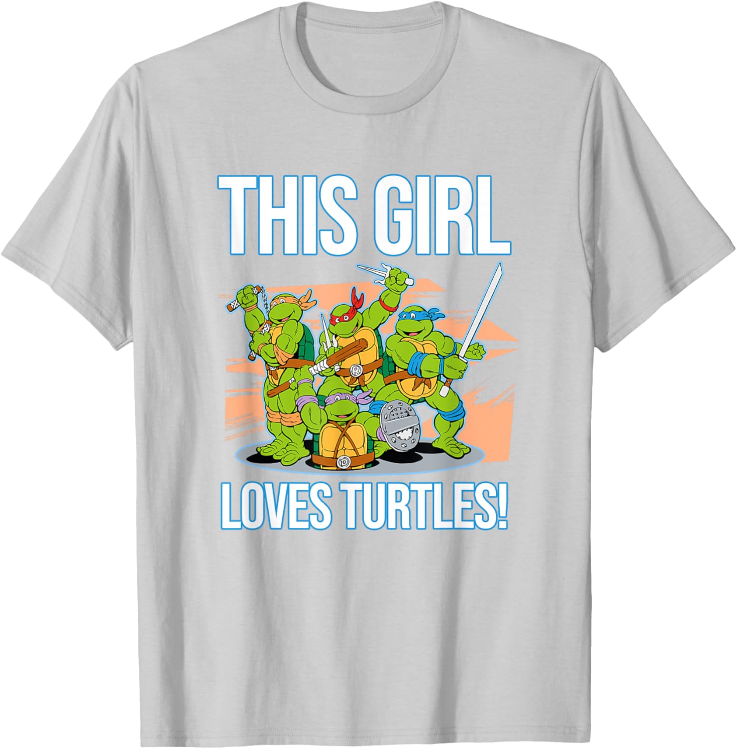 Mademark Teenage Mutant Ninja Turtles This Girl Loves Turtles T-Shirt - 6