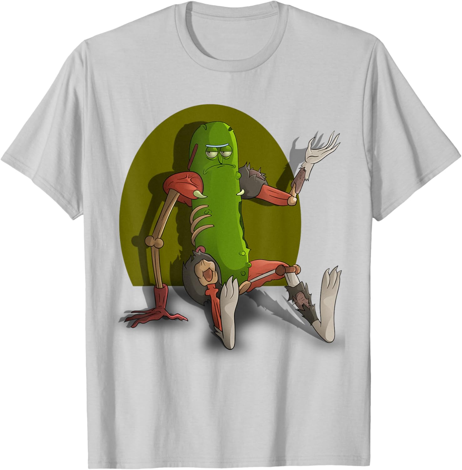 Mademark x Rick and Morty Pickle Rick Interview T-Shirt for Fans - 6