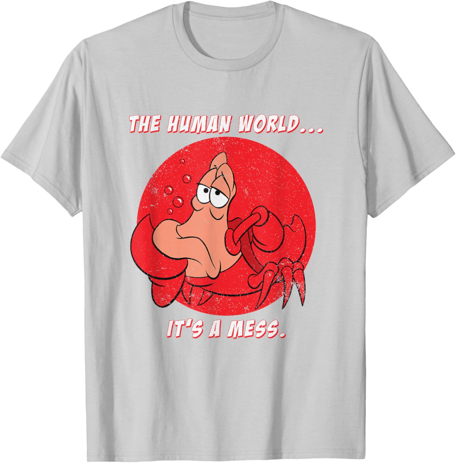 Disney The Little Mermaid Sebastian Human World T-Shirt for Fans - 12