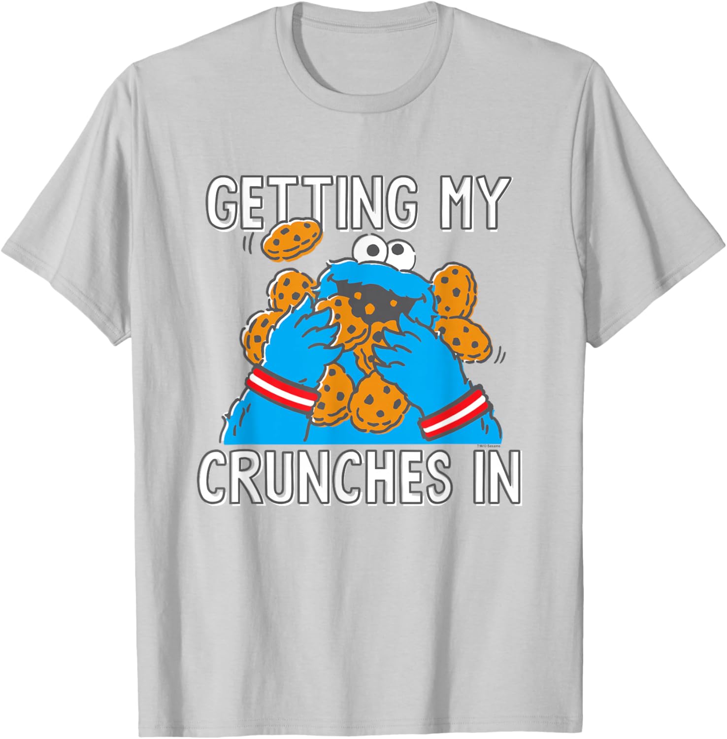 Cookie Monster My Crunches T-Shirt for Kids and Adults Fun Apparel - 1