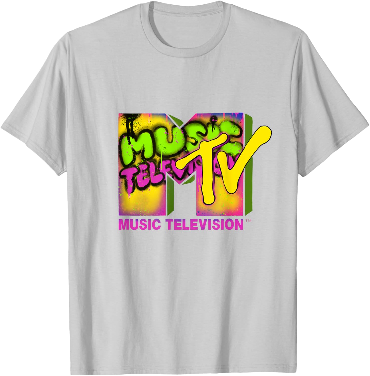 Mademark x MTV Official Logo Graffiti Tag T-Shirt for Music Lovers - 8