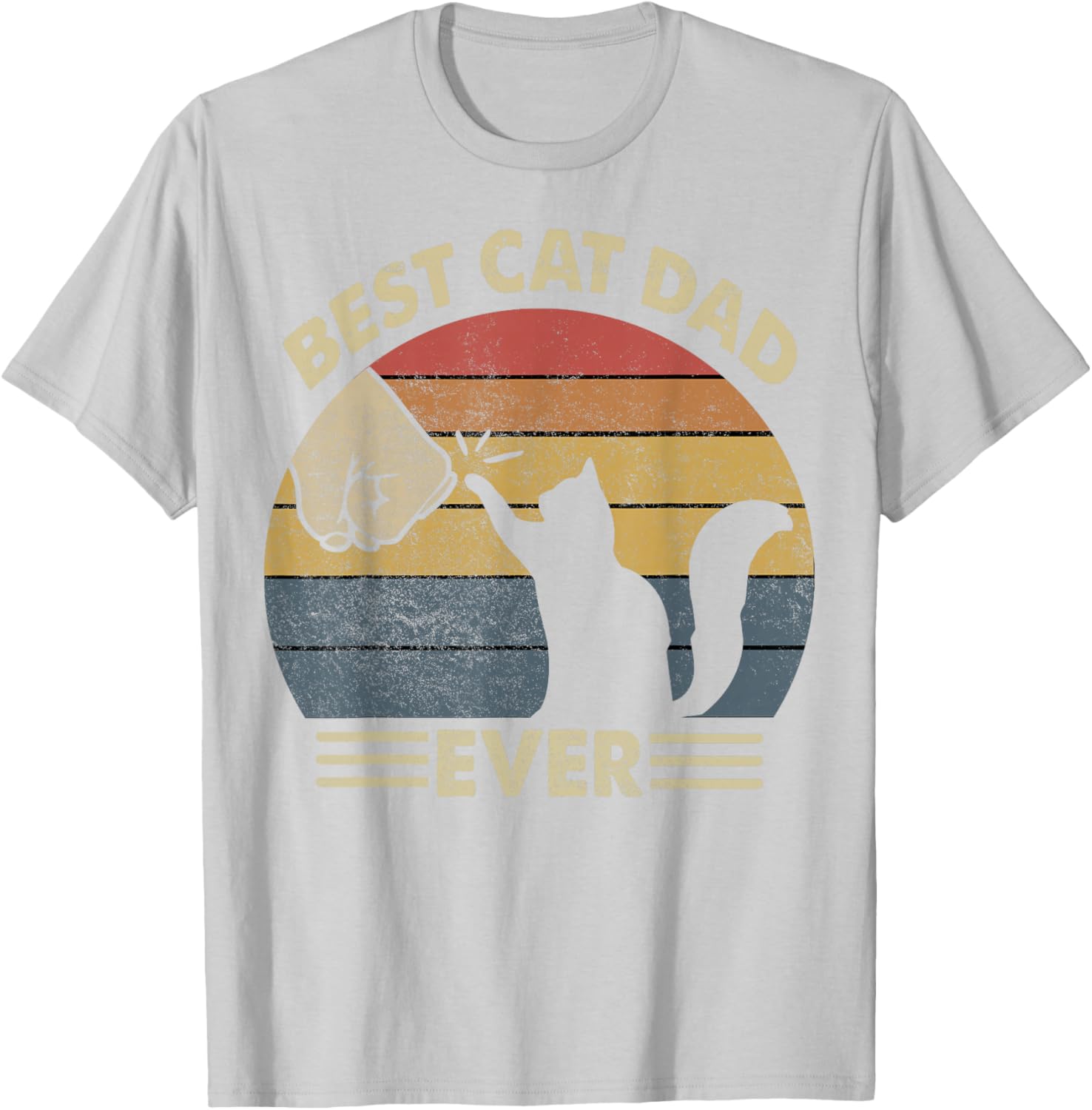 Funny Cat Dad T-Shirt for Men - Best Gift for Cat Lovers - 18