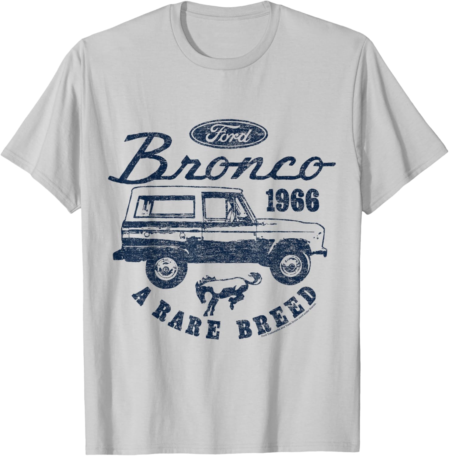 Ford Bronco 1966 Rare Breed Logo T-Shirt for Enthusiasts and Collectors - 3