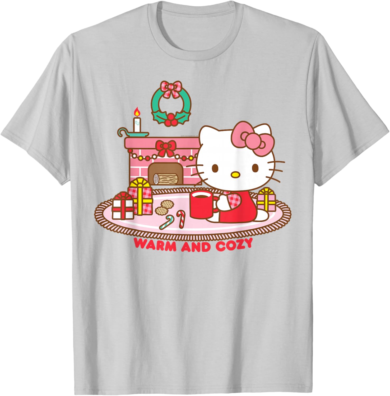 Hello Kitty Cozy Christmas T-Shirt Perfect for Festive Cheer and Comfort - 12